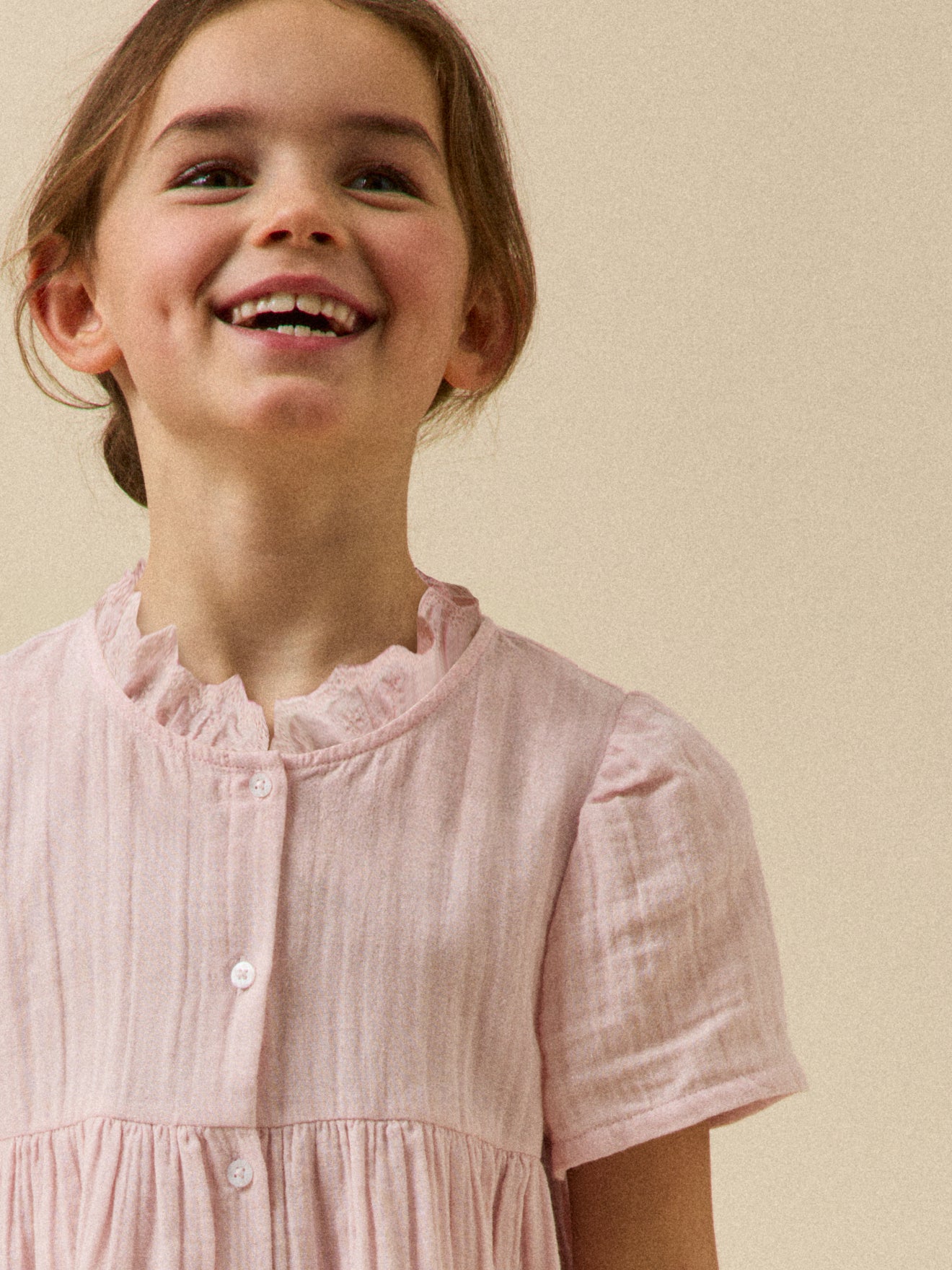 Robe en gaze de coton Fille