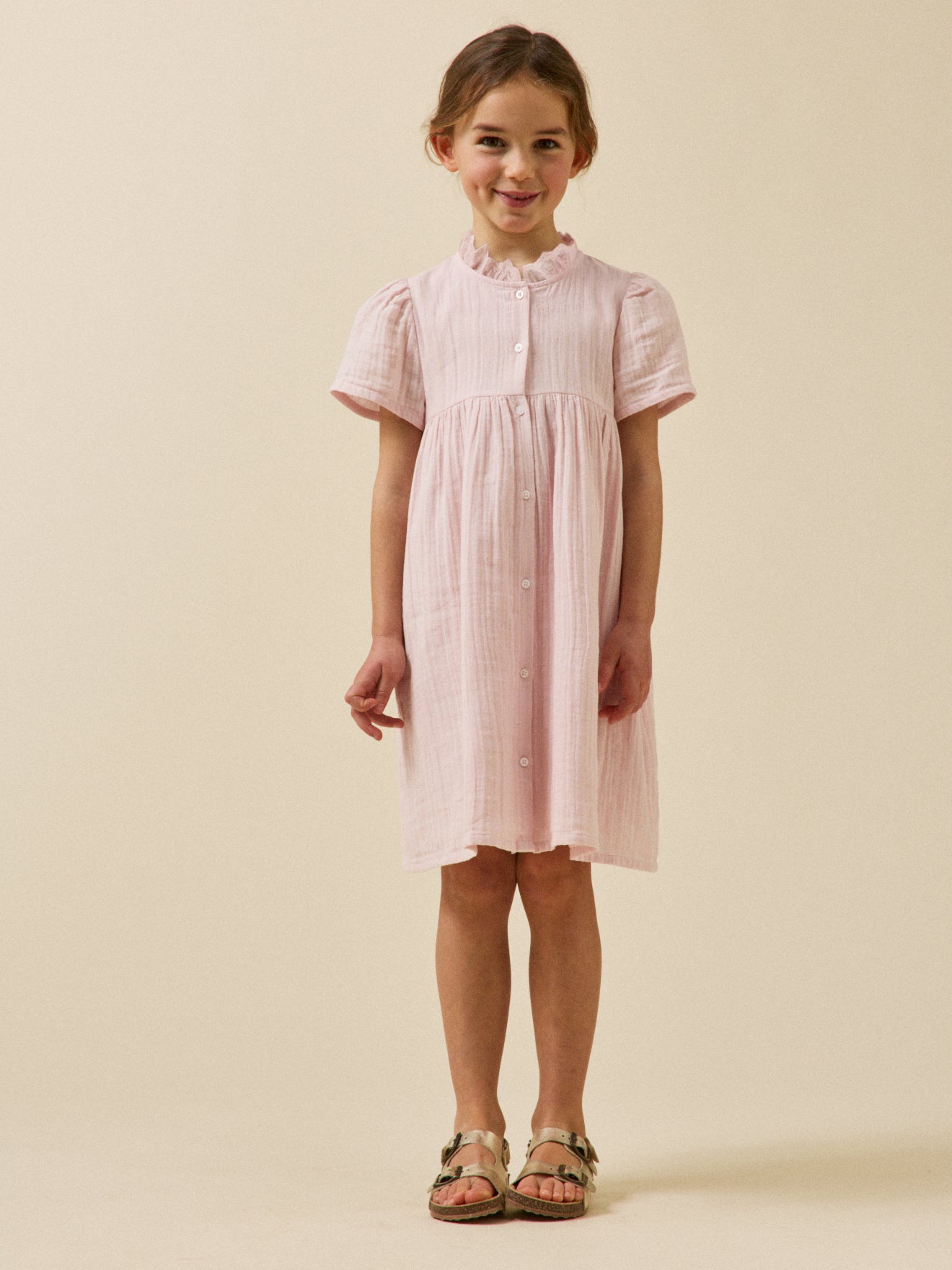 Robe en gaze de coton Fille