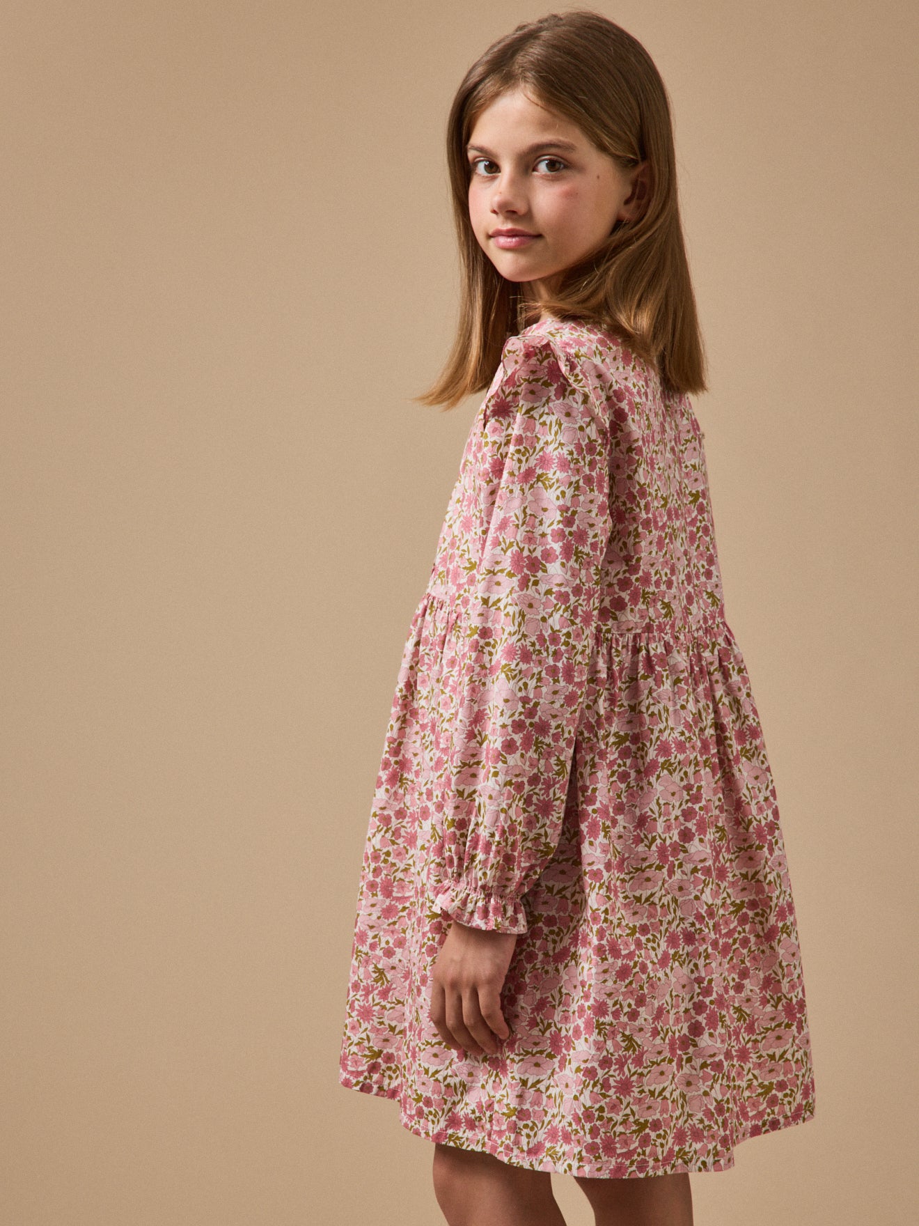 Robe en tissu Liberty Fille