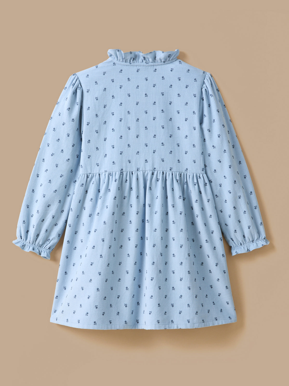 Robe imprimée en velours Fille