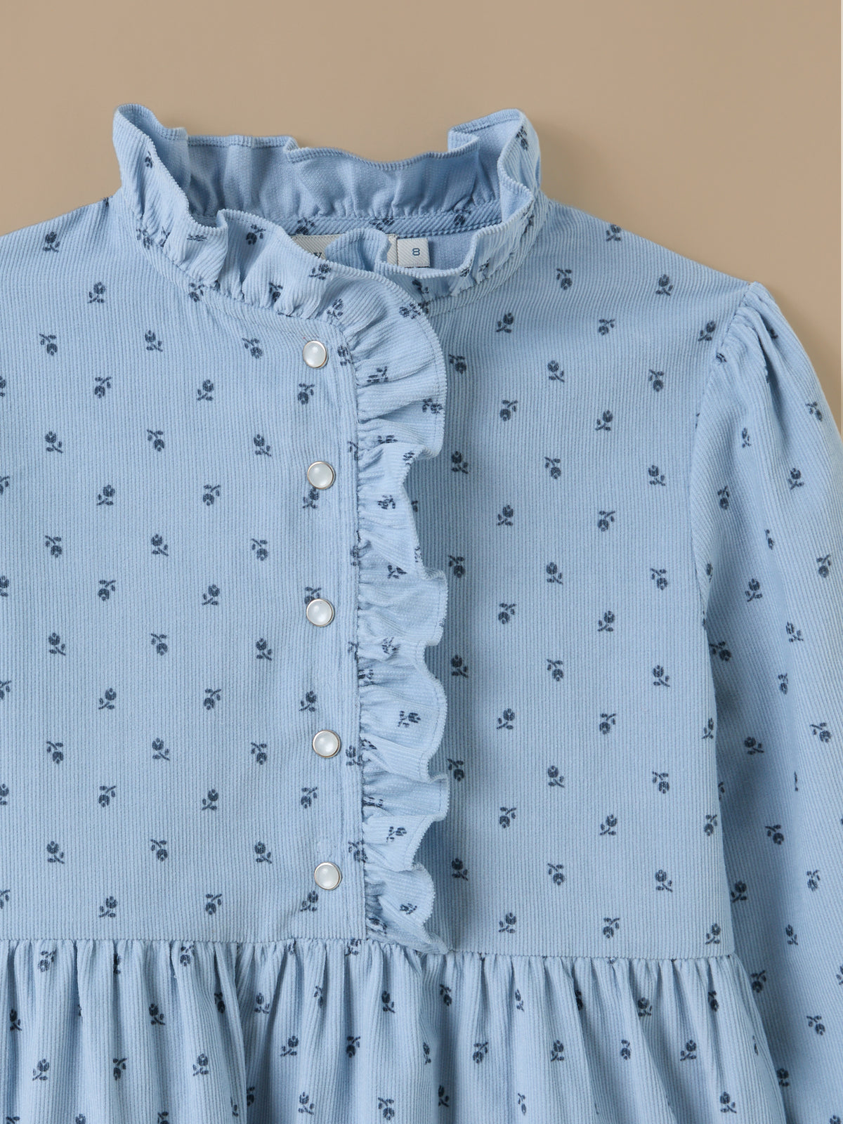 Robe imprimée en velours Fille