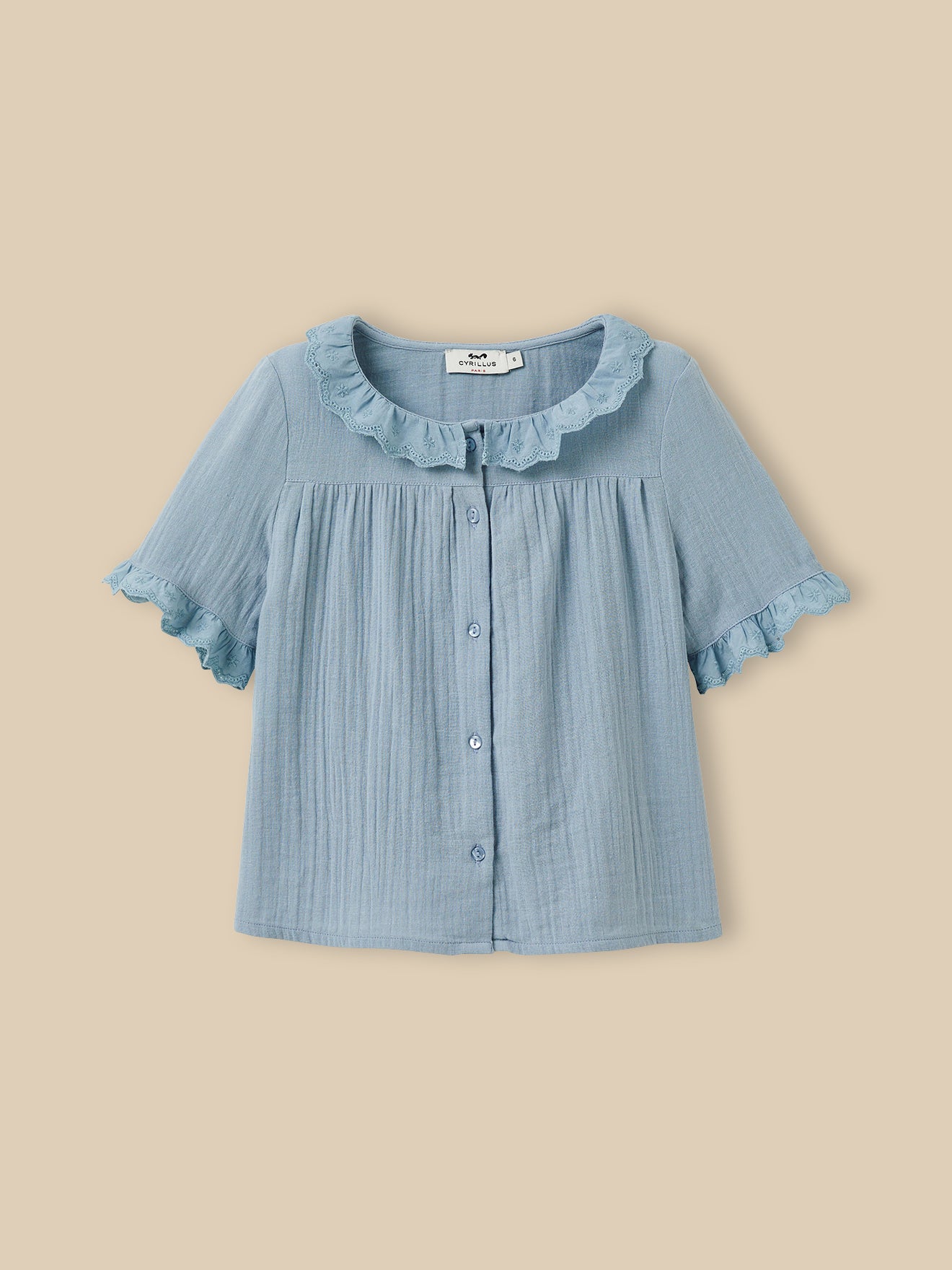 Chemise Fille en gaze - Coton biologique