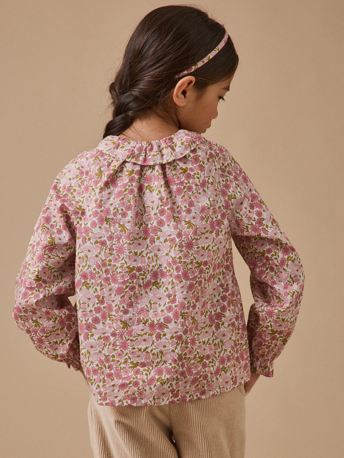 Chemise en tissu Liberty Fille