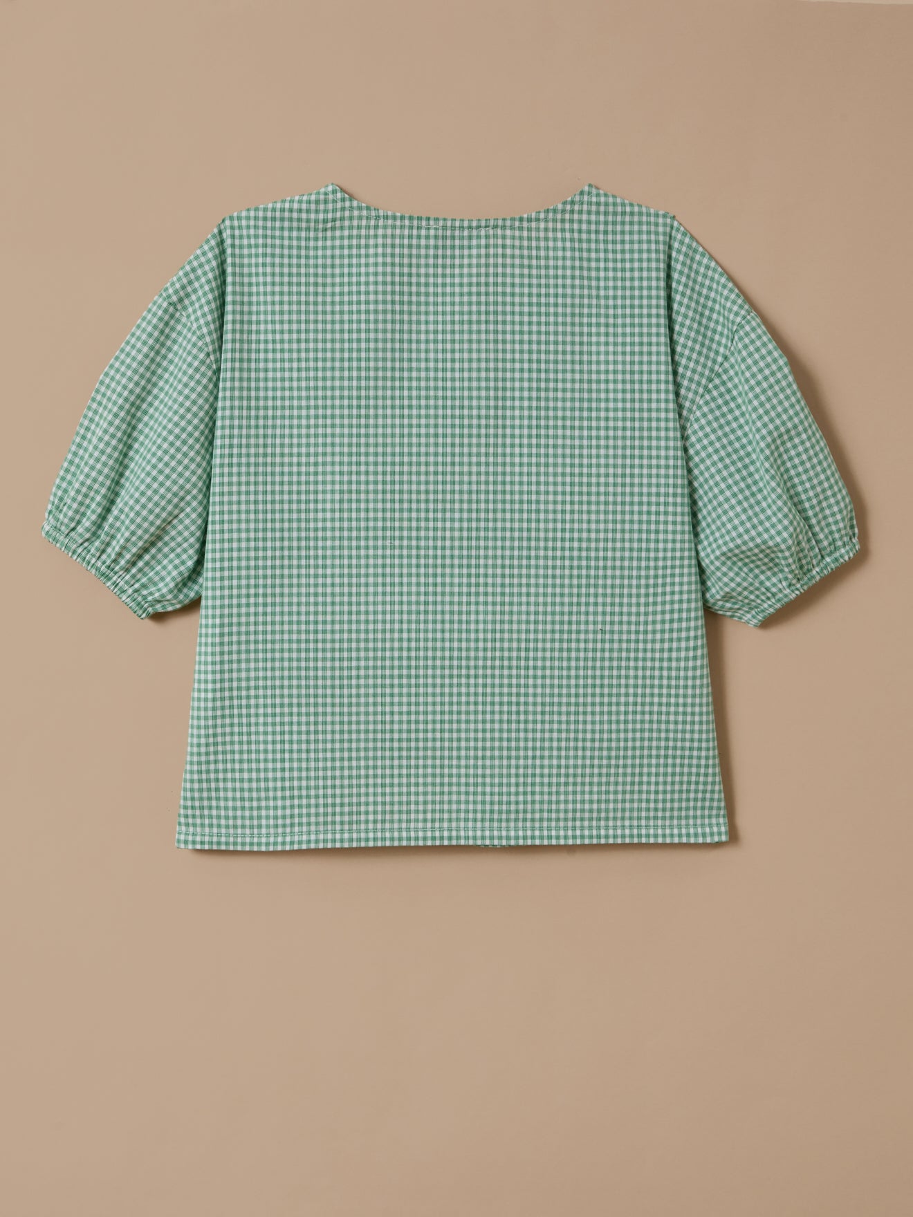 Blouse imprimée vichy Fille