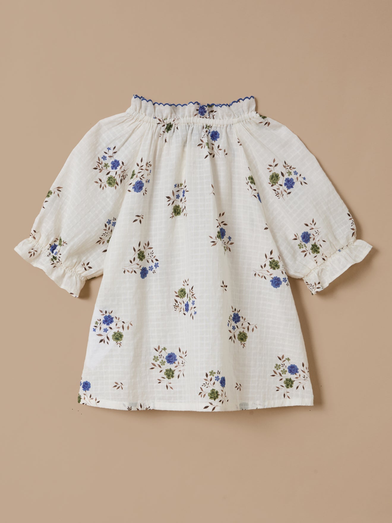Blouse coton dobby imprimée Fille