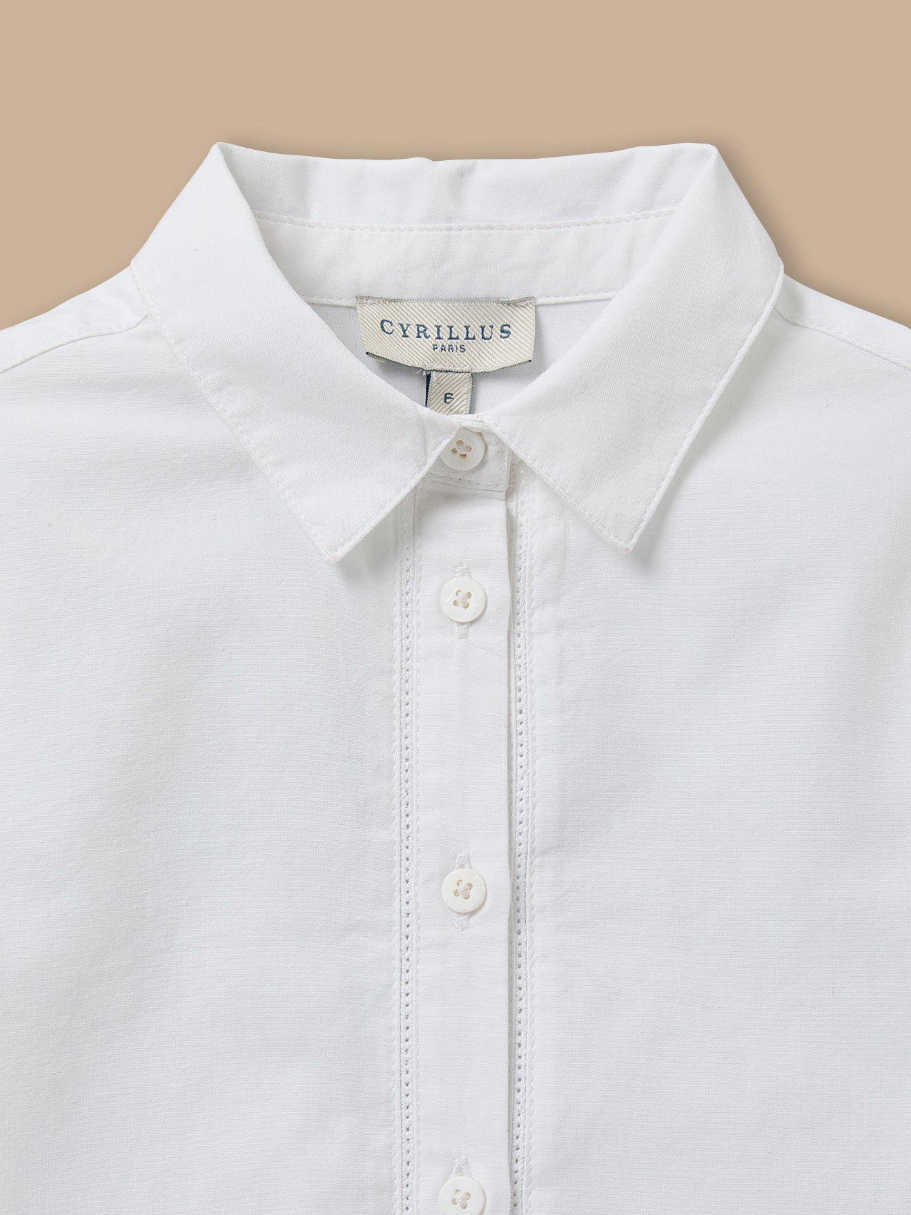 Chemise popeline de coton Fille