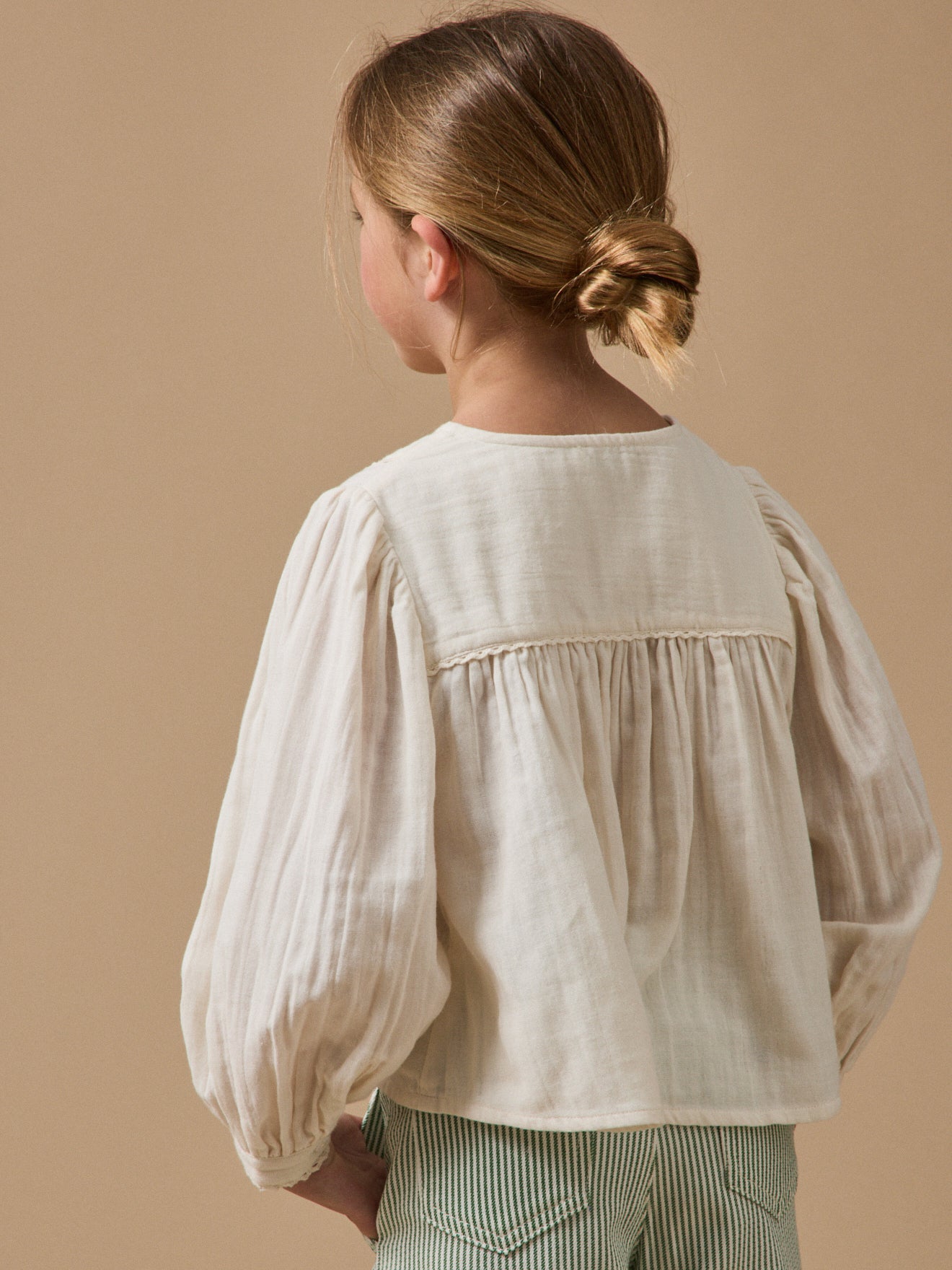 Blouse gaze de coton Fille