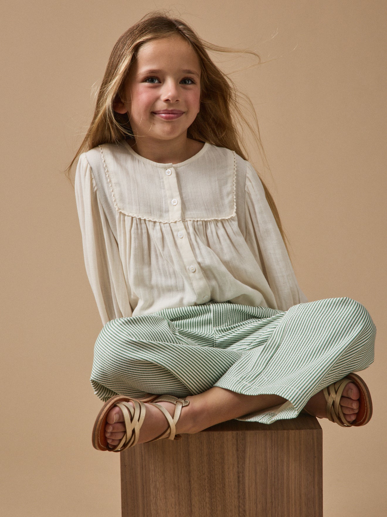 Blouse gaze de coton Fille