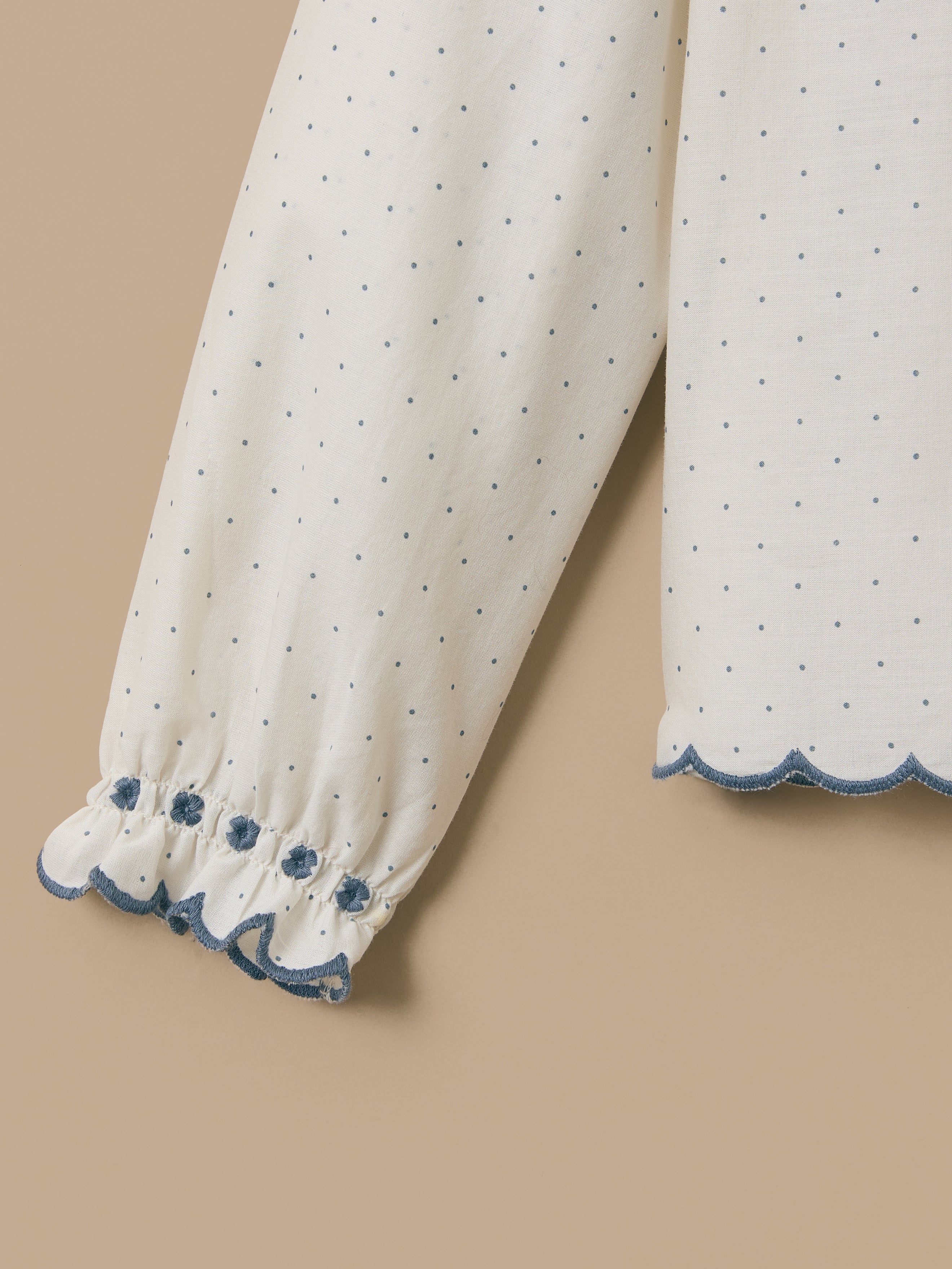 Blouse brodée Fille