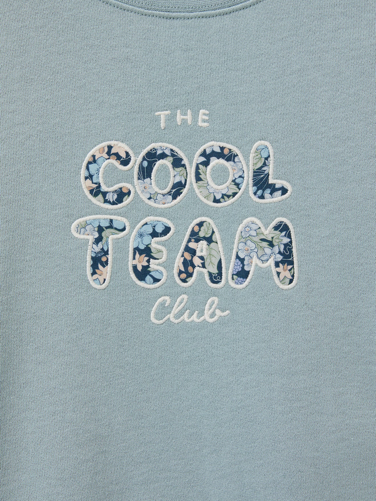 Sweat Cool Team Fille tissu Liberty - Coton biologique