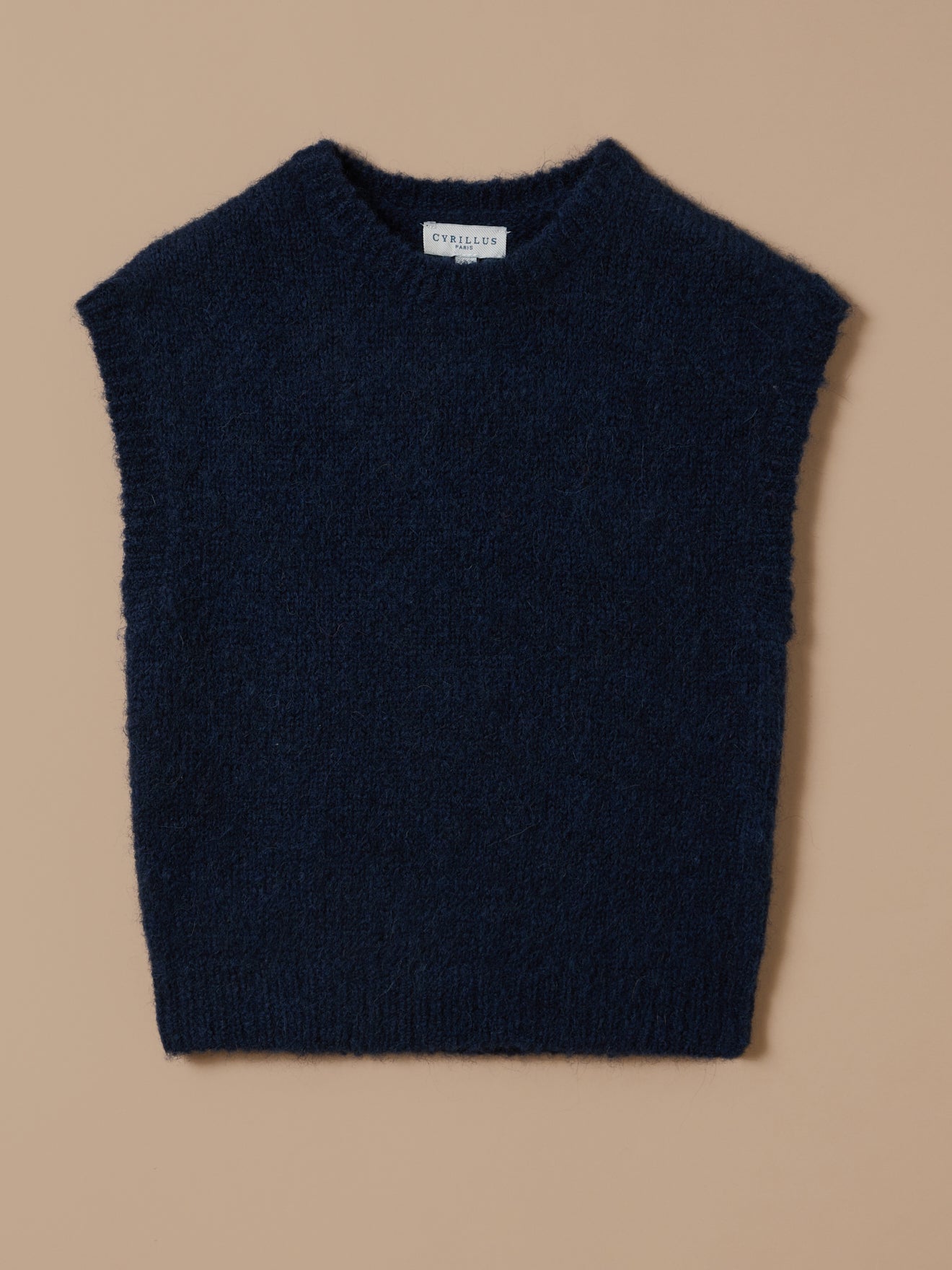 Pull sans manches Fille laine et alpaga