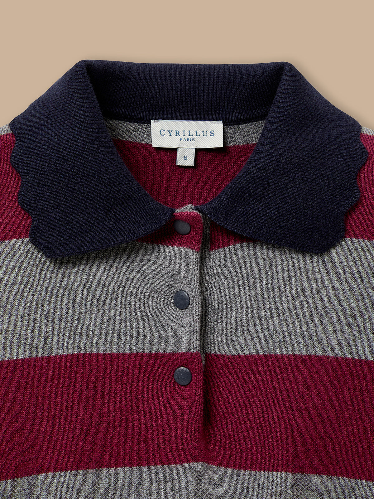 Pull Milano rayé Fille