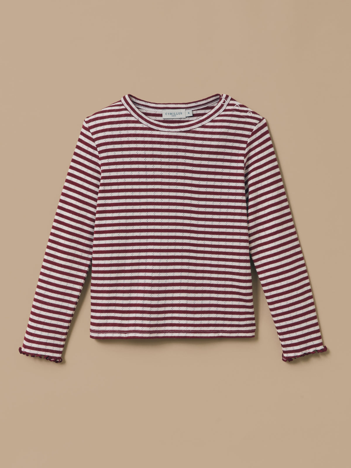 T-shirt en pointelle Fille - Coton biologique