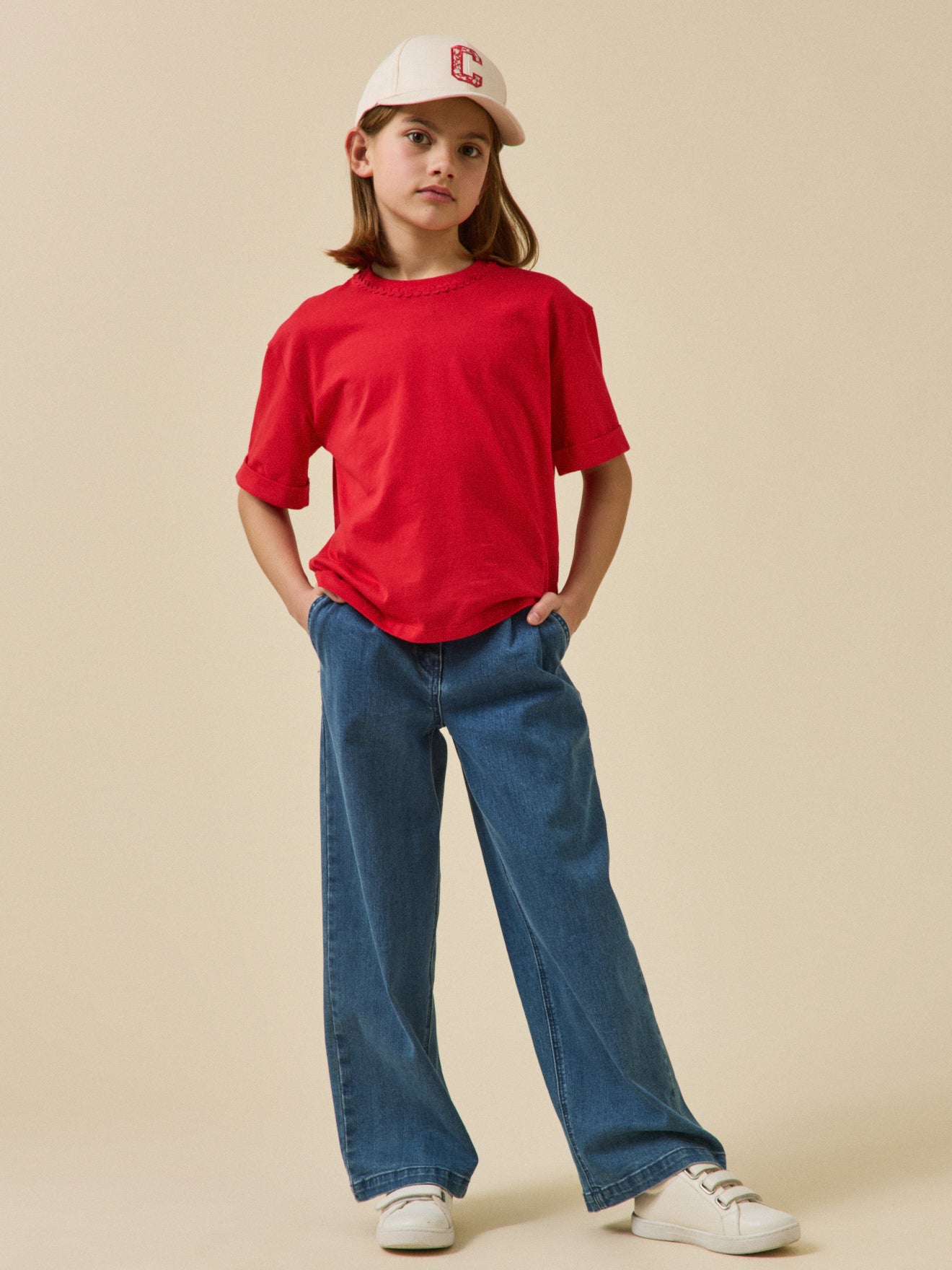 T-shirt Fille en coton biologique - Collection Junior