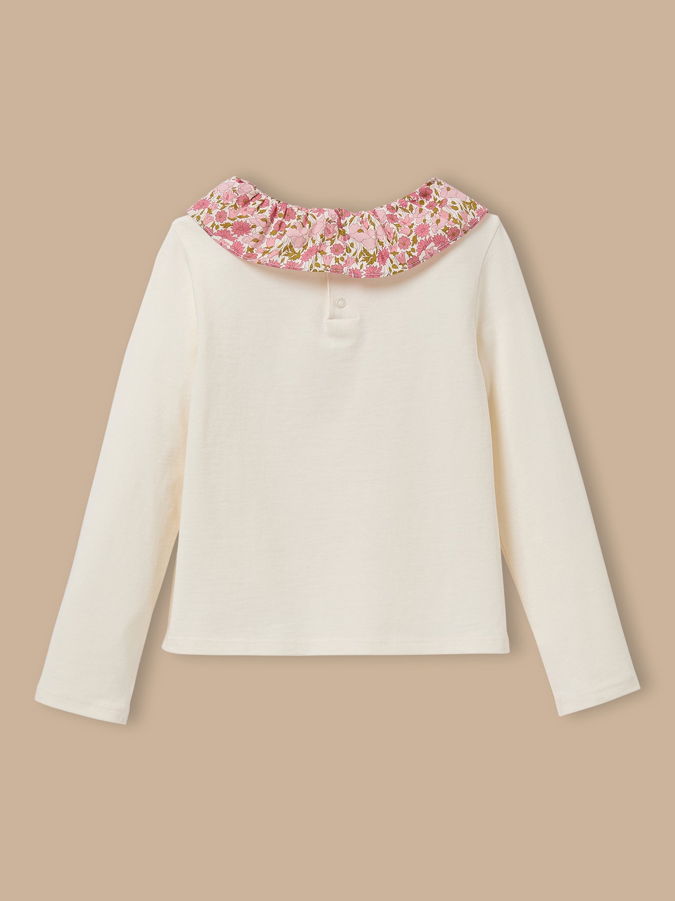 T-shirt col tissu Liberty Fille
