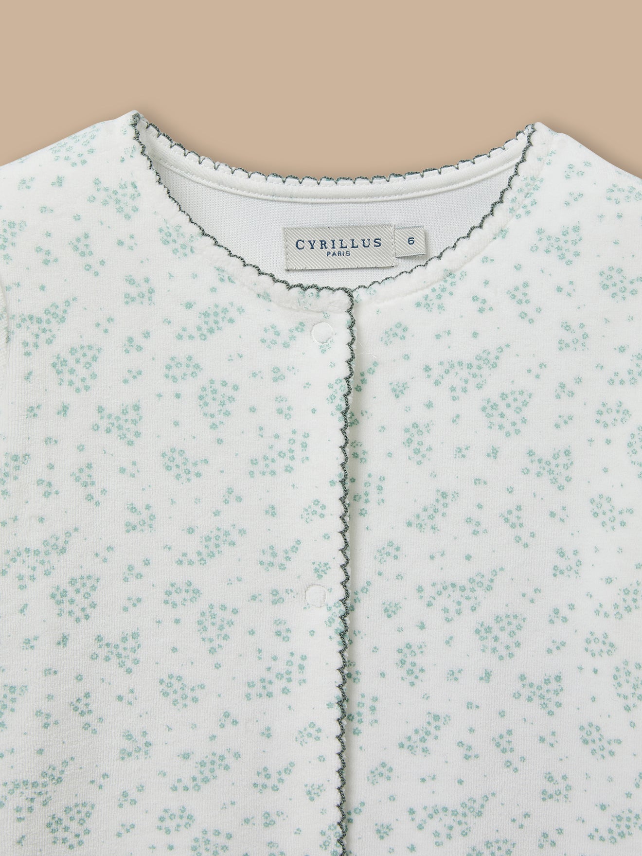 Pyjama en velours imprimé Fille