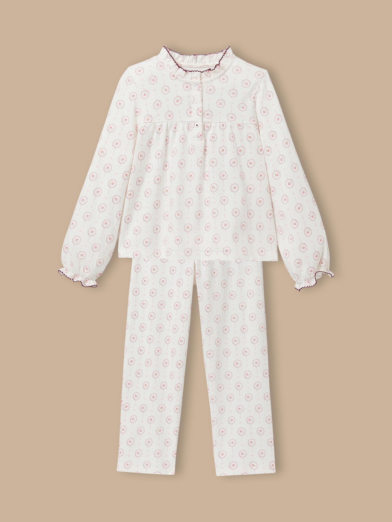 Pyjama en jersey imprimé Fille