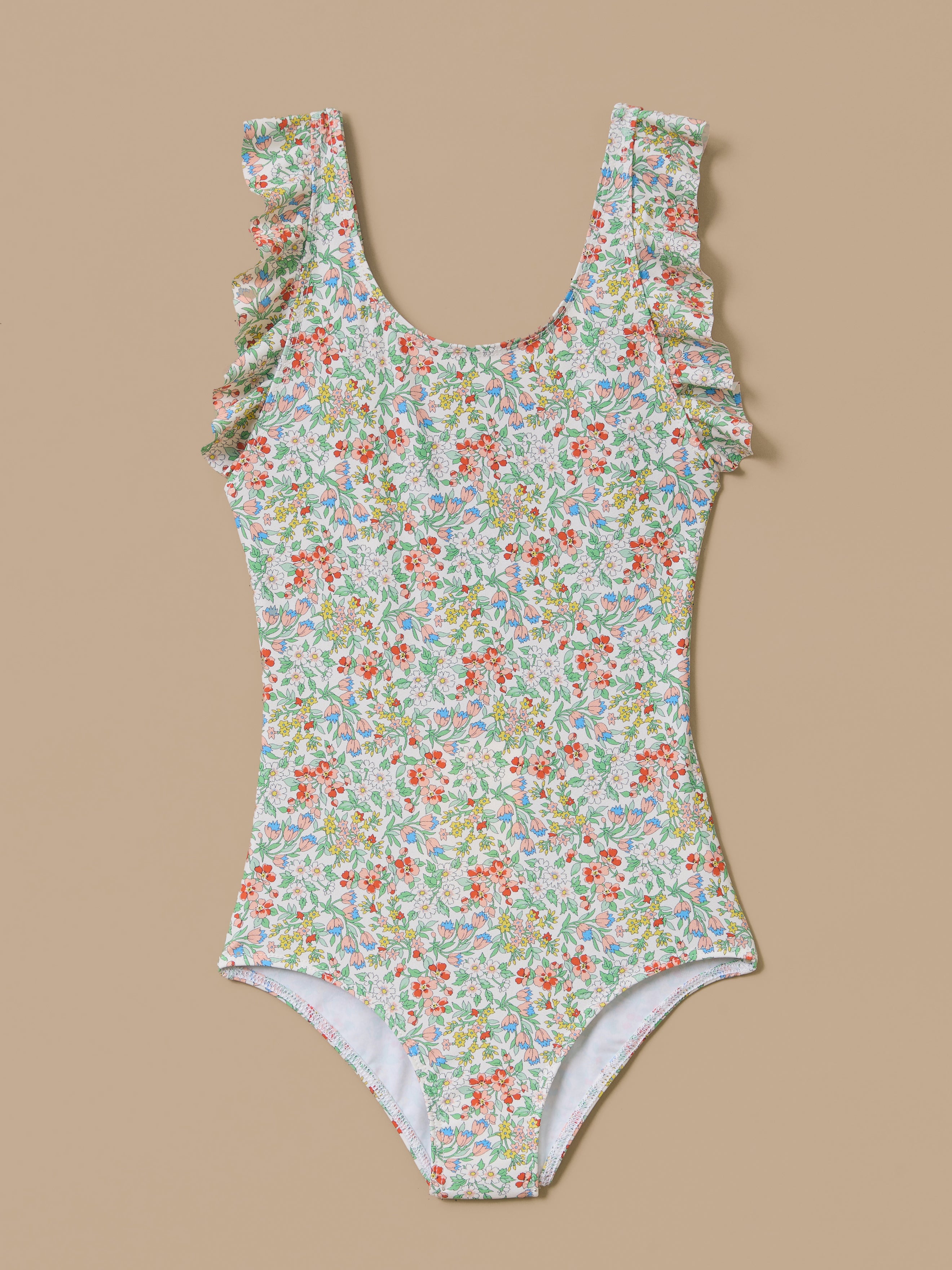 Maillot de bain fille tissu liberty
