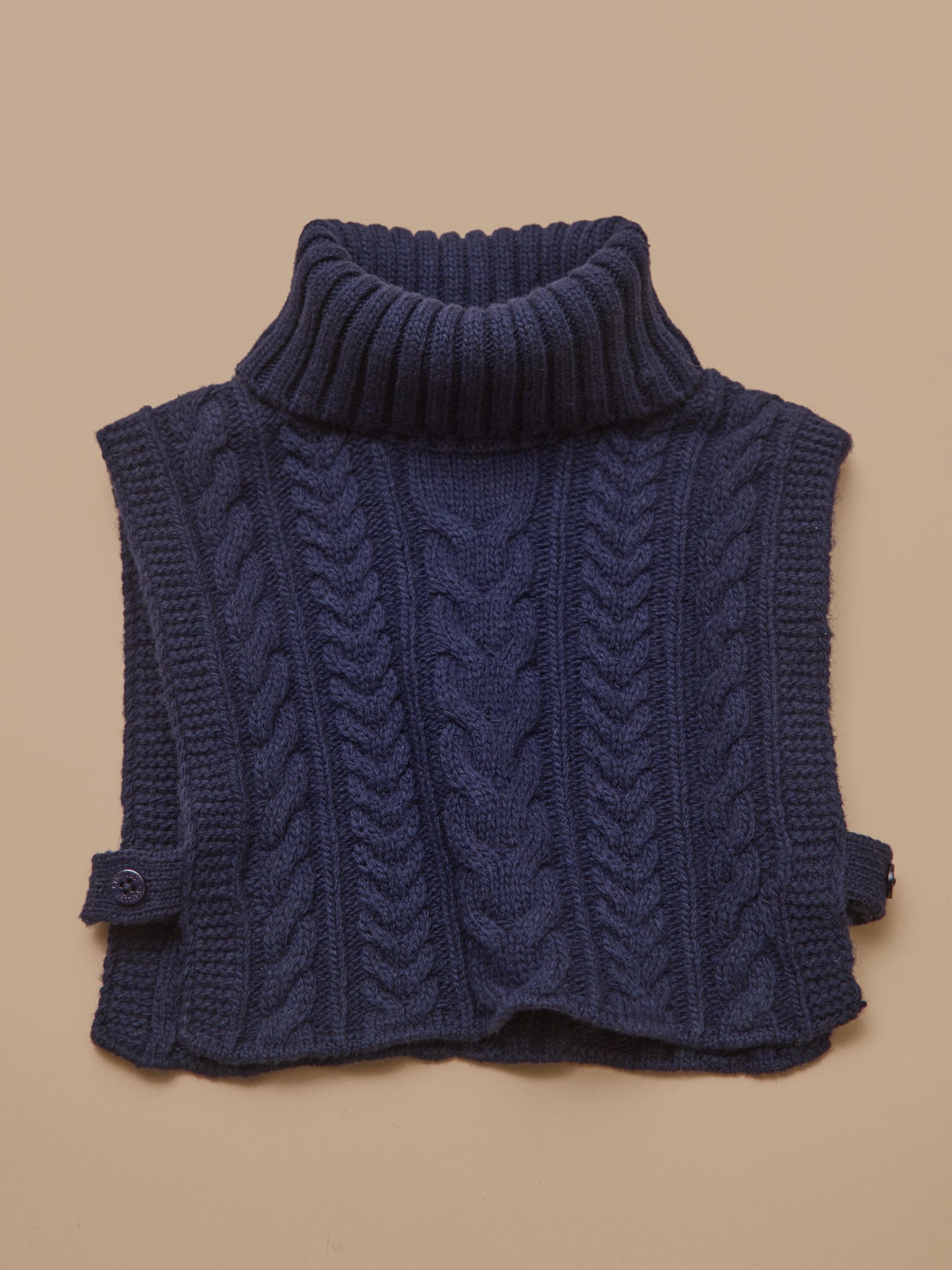 Plastron col roulé torsadé enfant