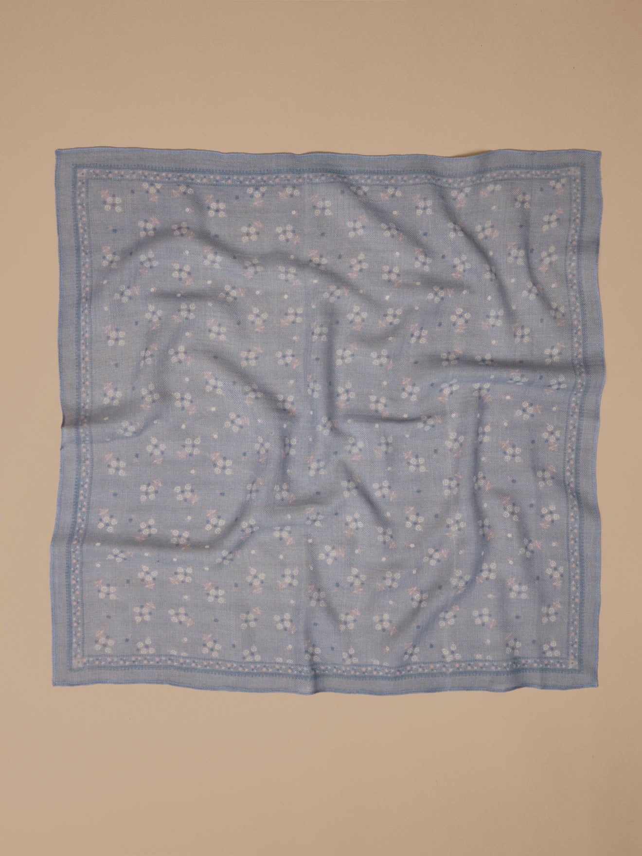 Foulard imprimé en laine Fille