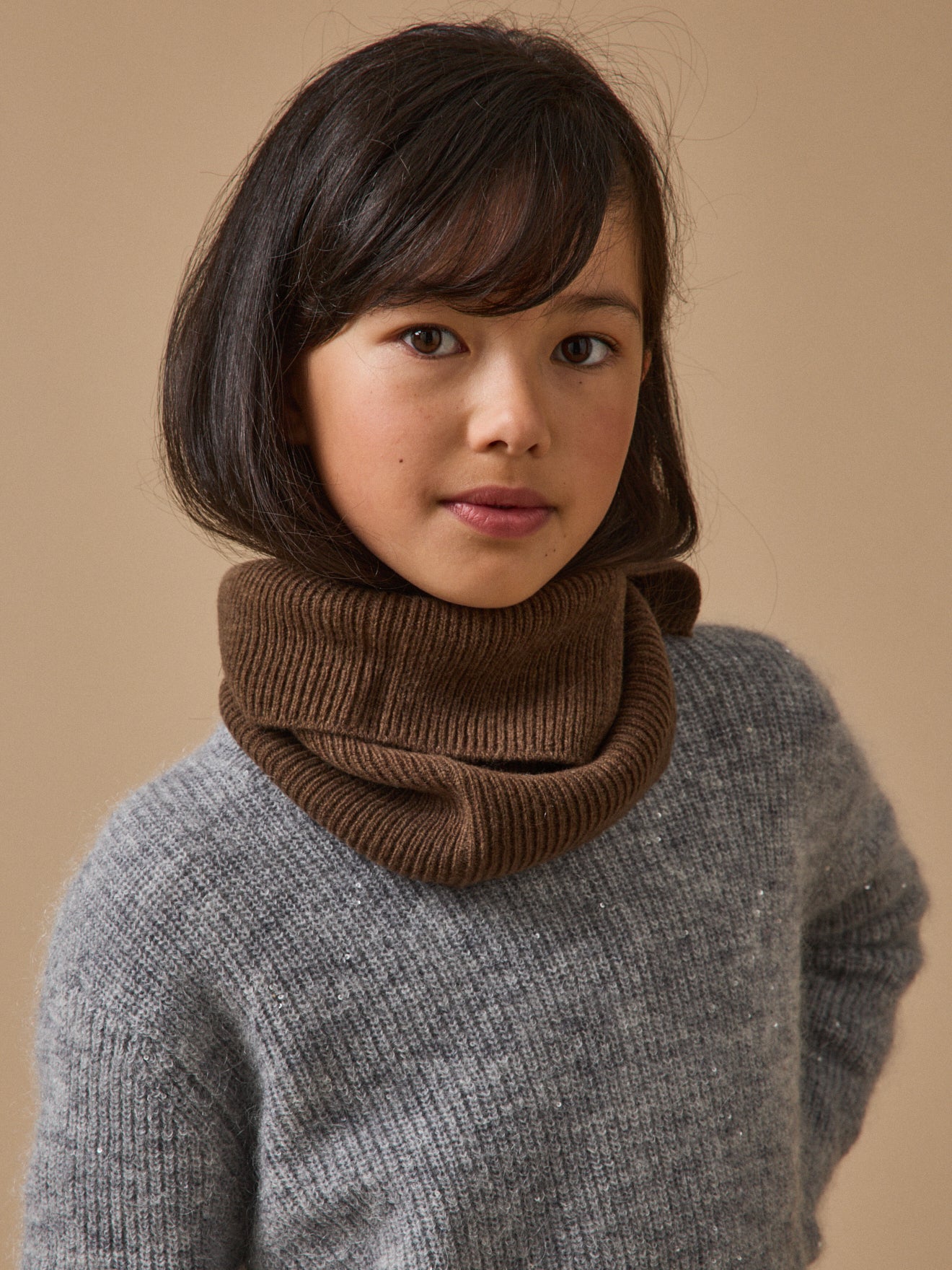 Snood en laine mérinos enfant