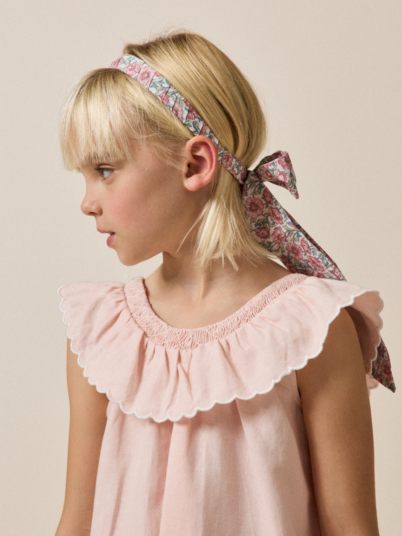 Serre-tête Fille en tissu Liberty