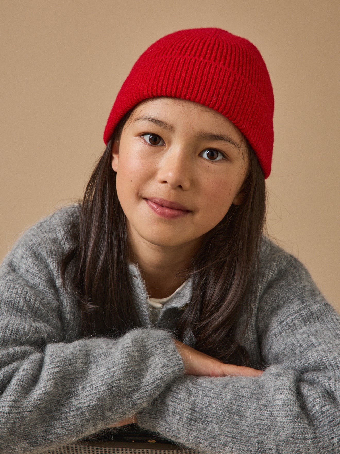 Bonnet en laine mérinos enfant