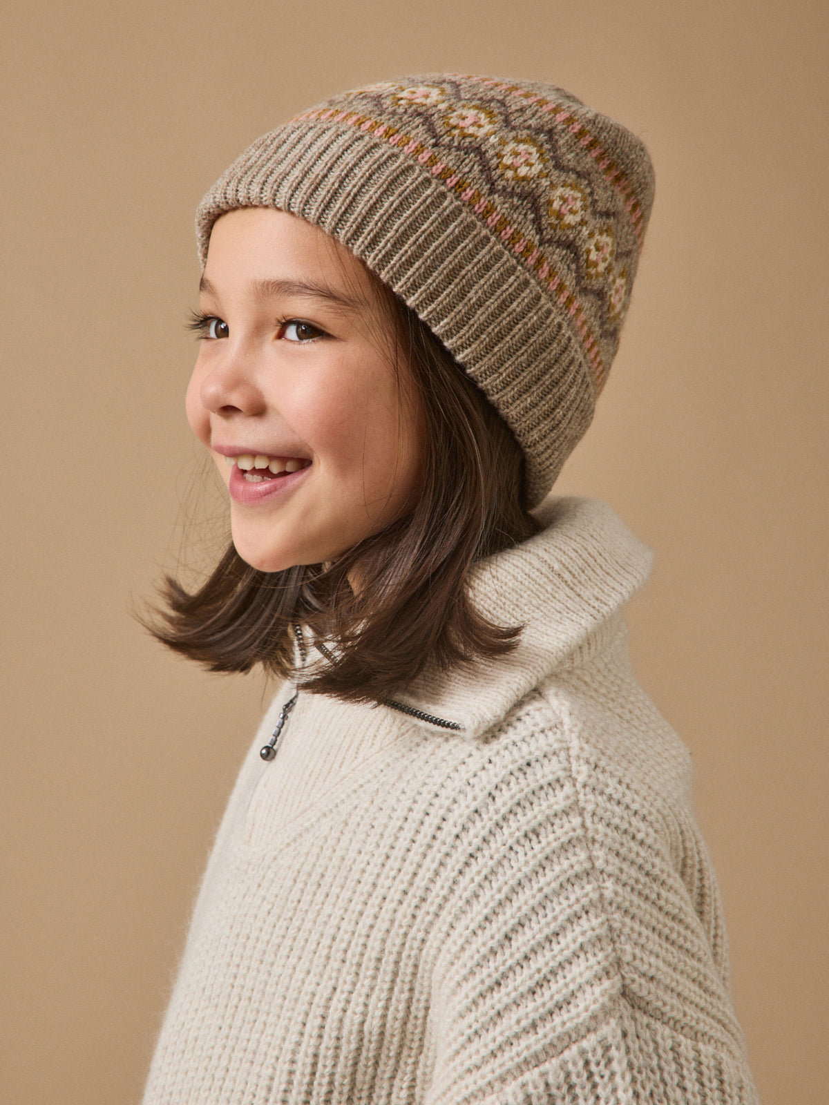 Bonnet jacquard enfant