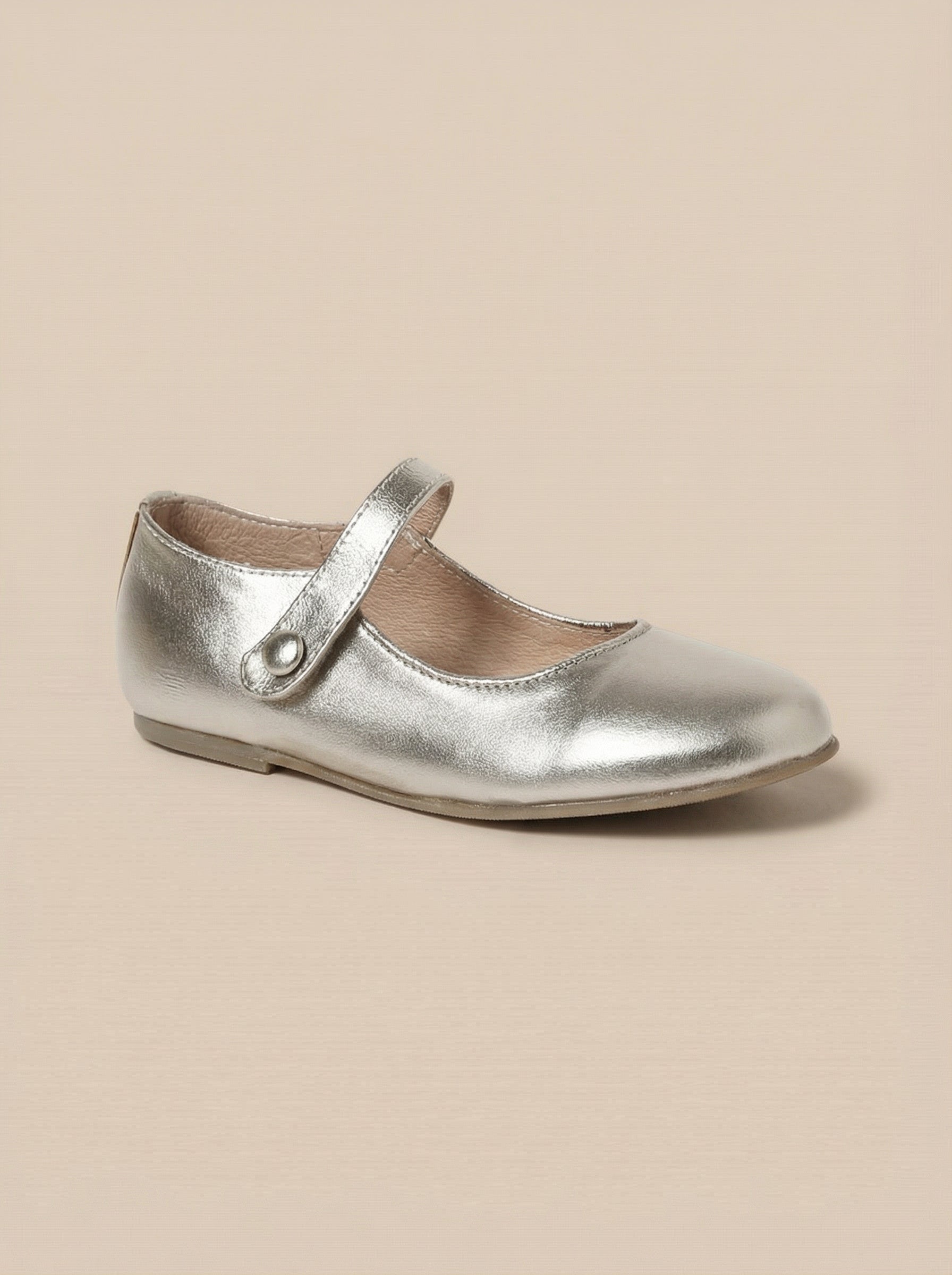 Babies en cuir irisé Fille