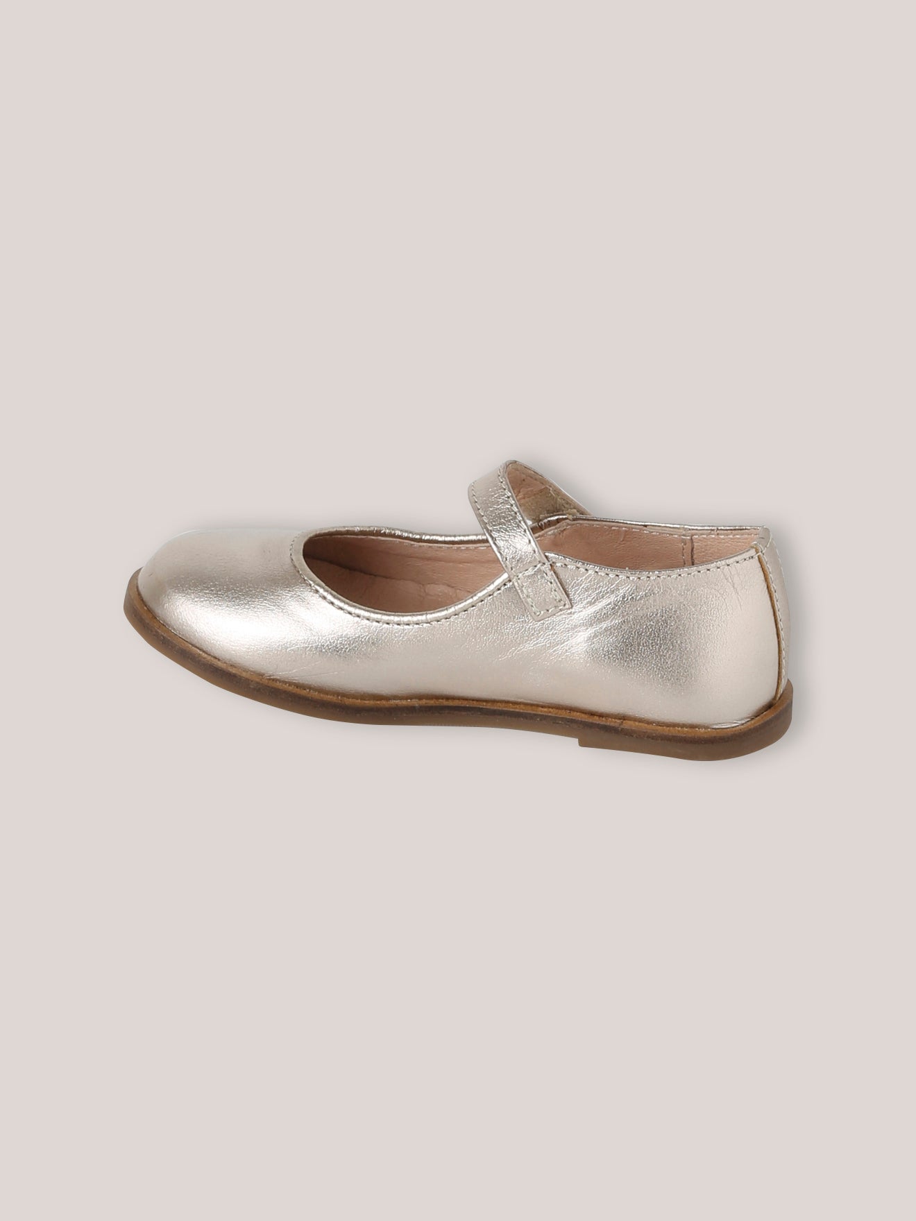 Babies en cuir irisé Fille