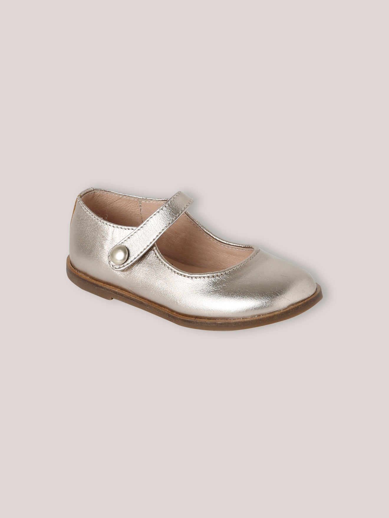 Babies en cuir irisé Fille