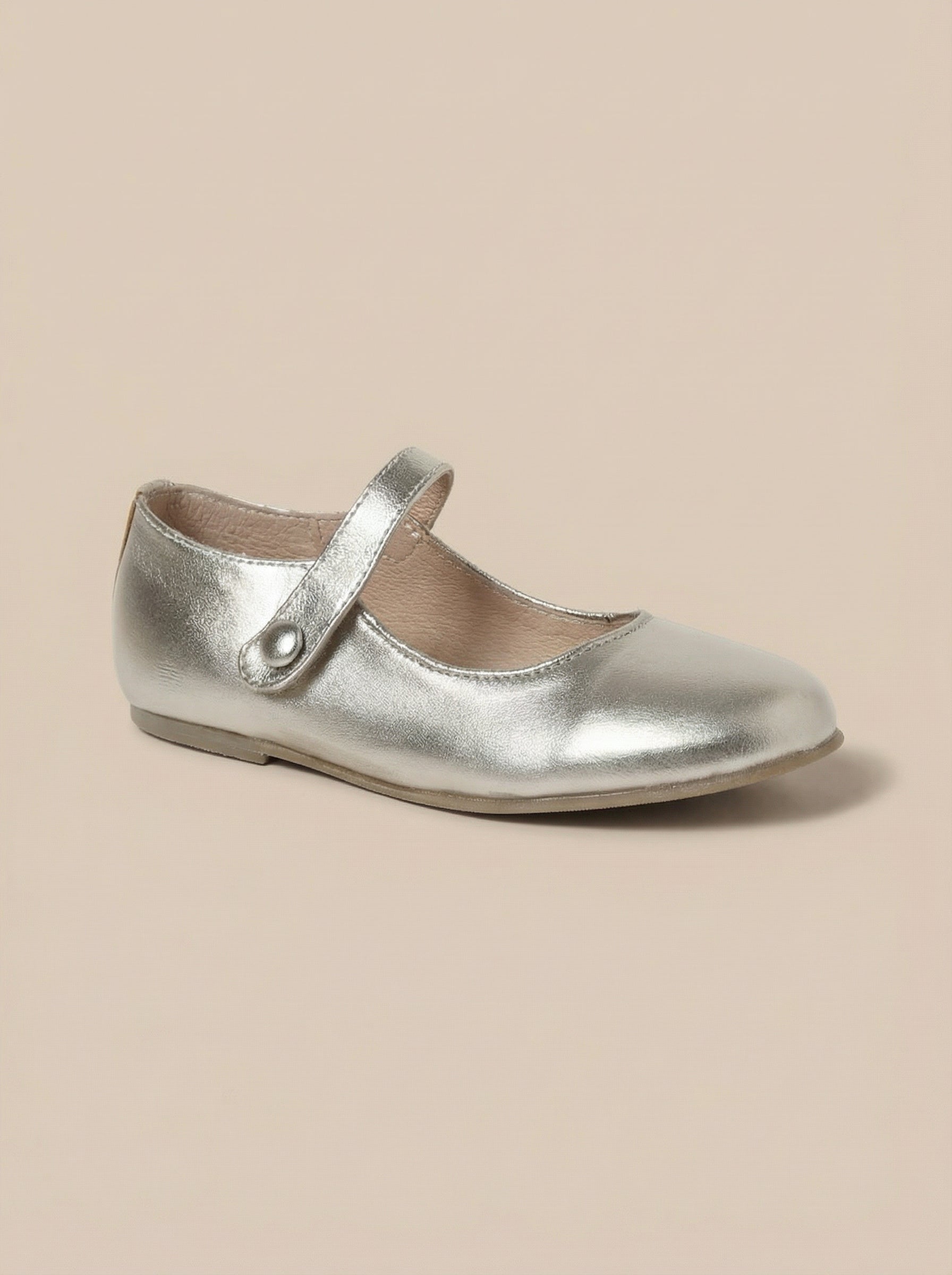 Babies en cuir irisé Fille