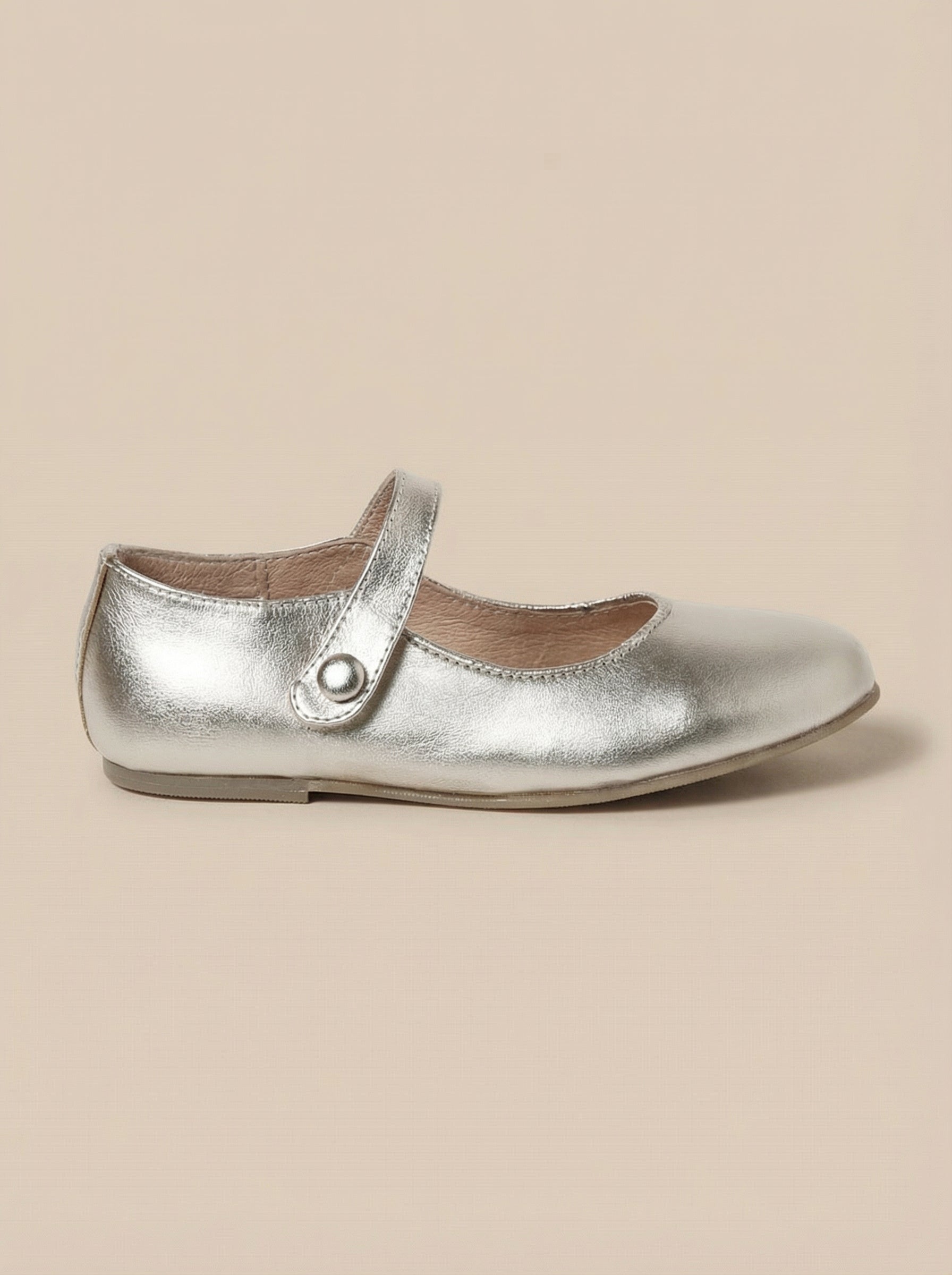Babies en cuir irisé Fille