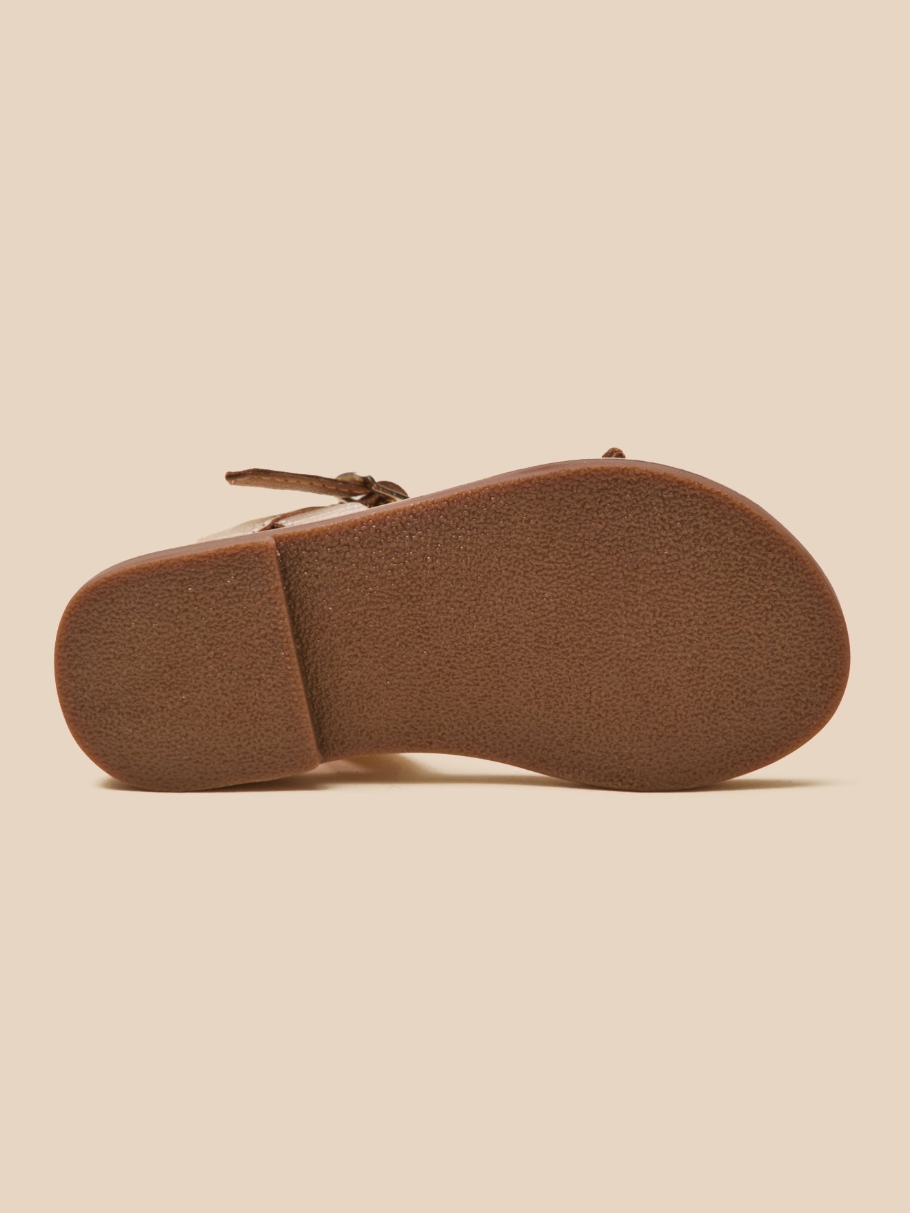 Sandales tressées Fille en cuir