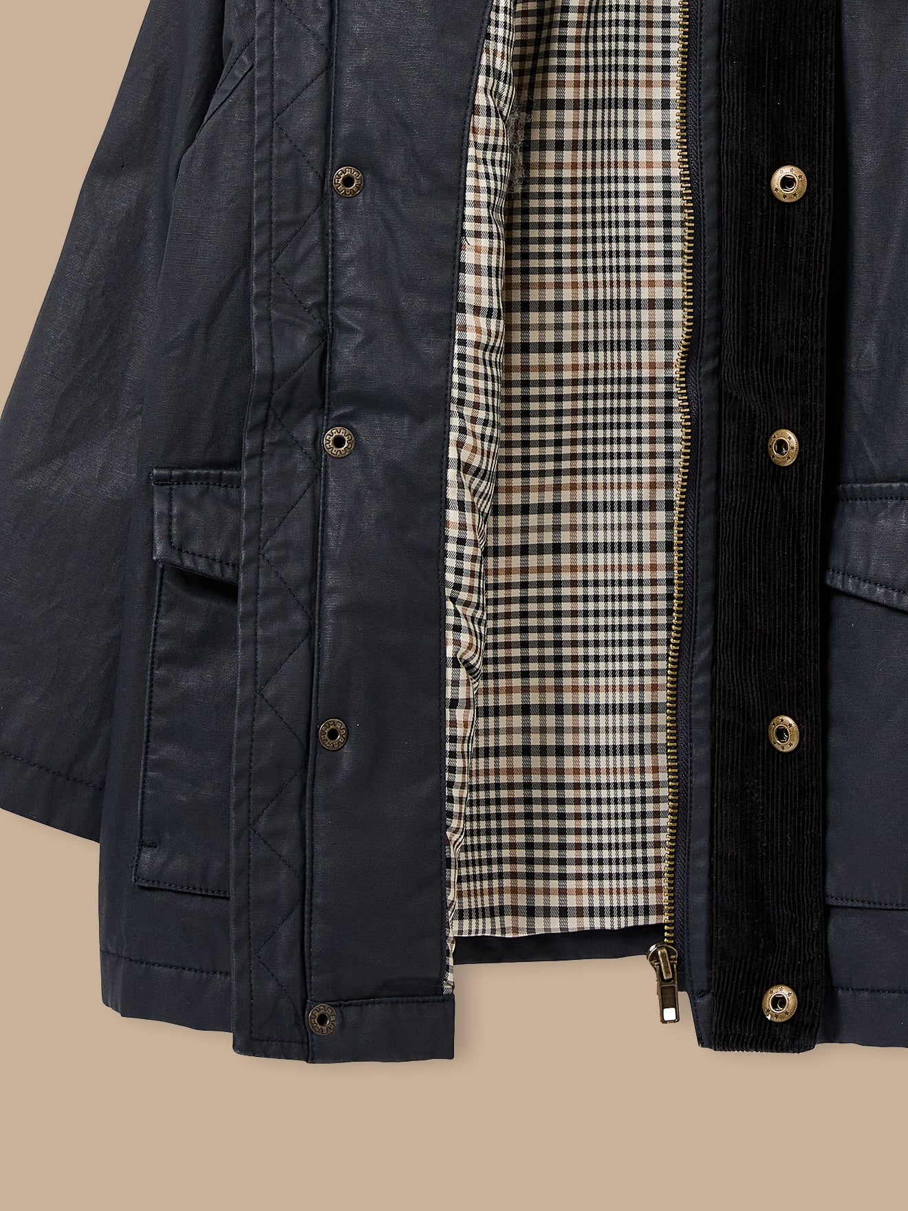 Veste en coton enduit Garçon