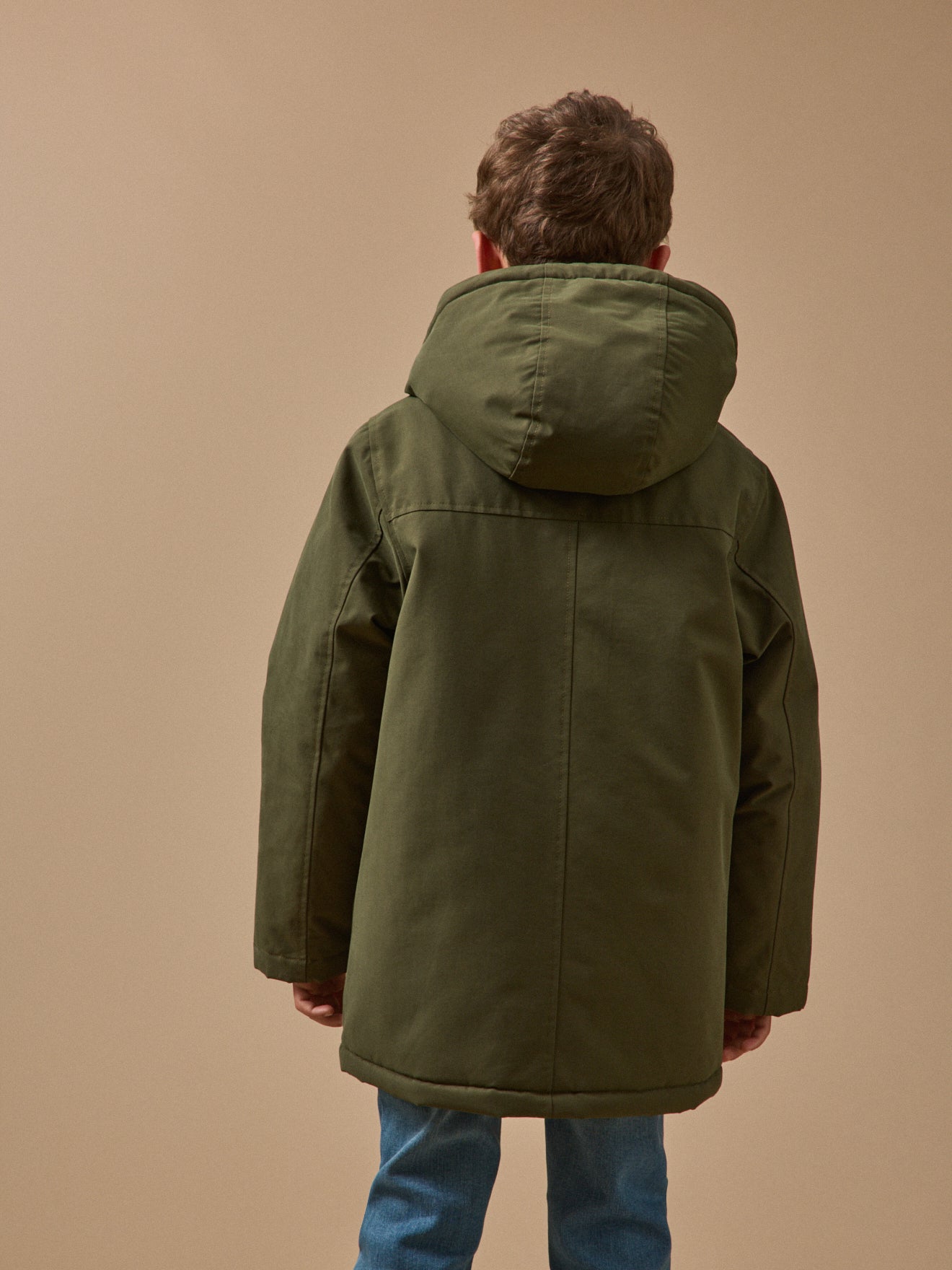 Parka doublée sherpa Garçon