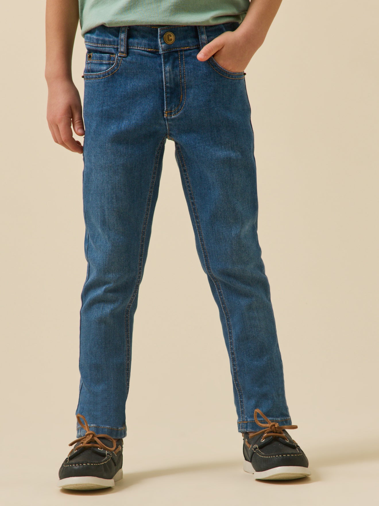 Jean coupe slim garçon