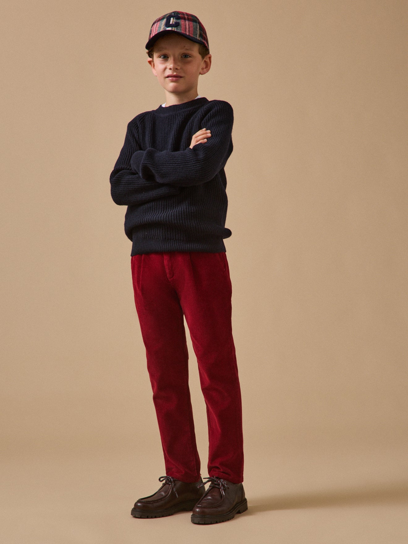 Pantalon Chino Garçon en velours