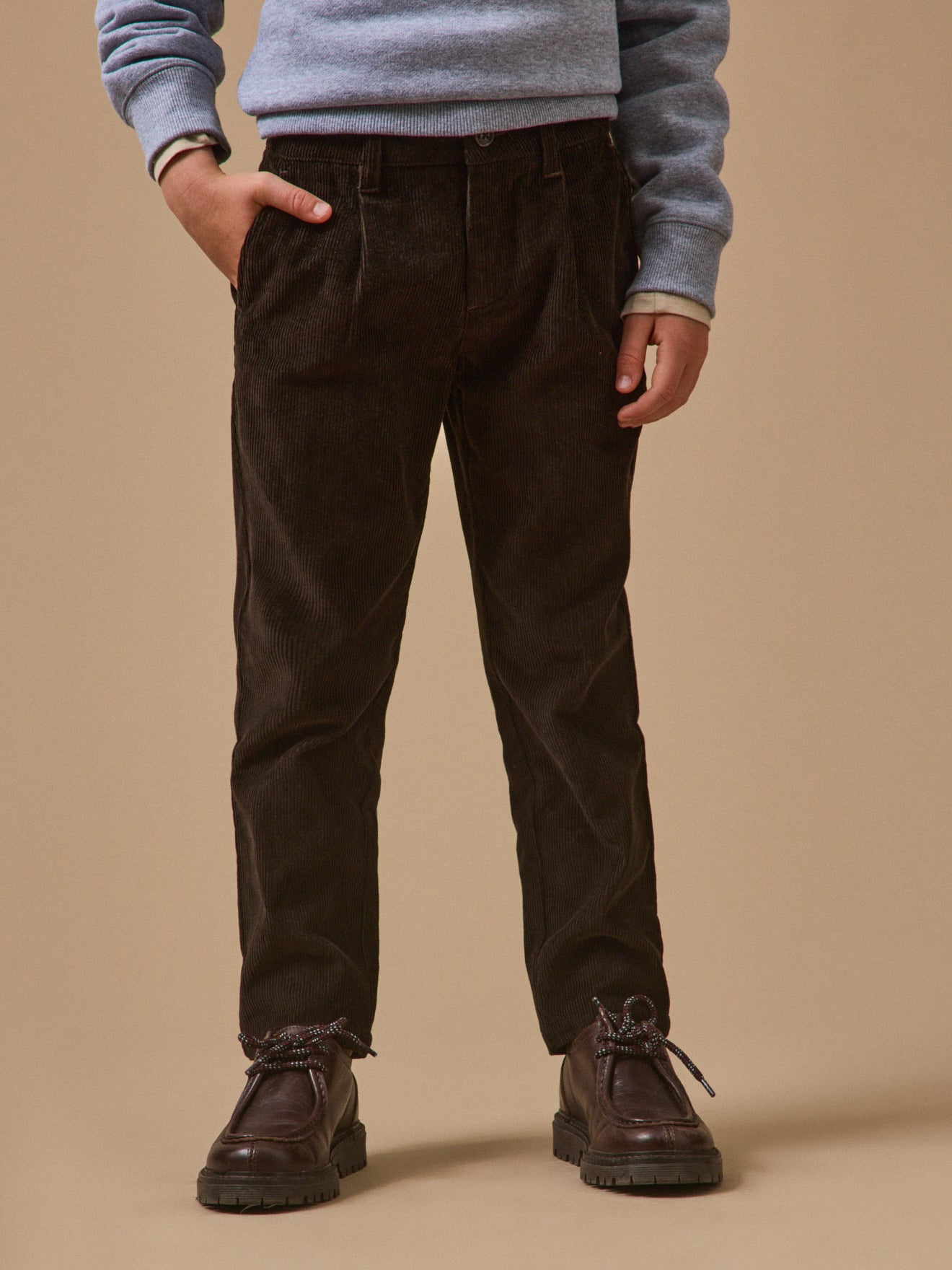 Pantalon Chino Garçon en velours