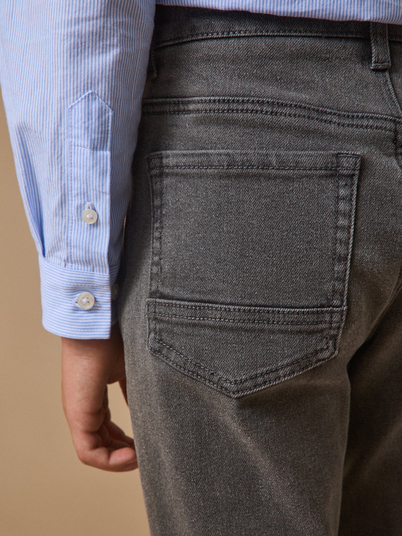 Pantalon relax en denim Garçon