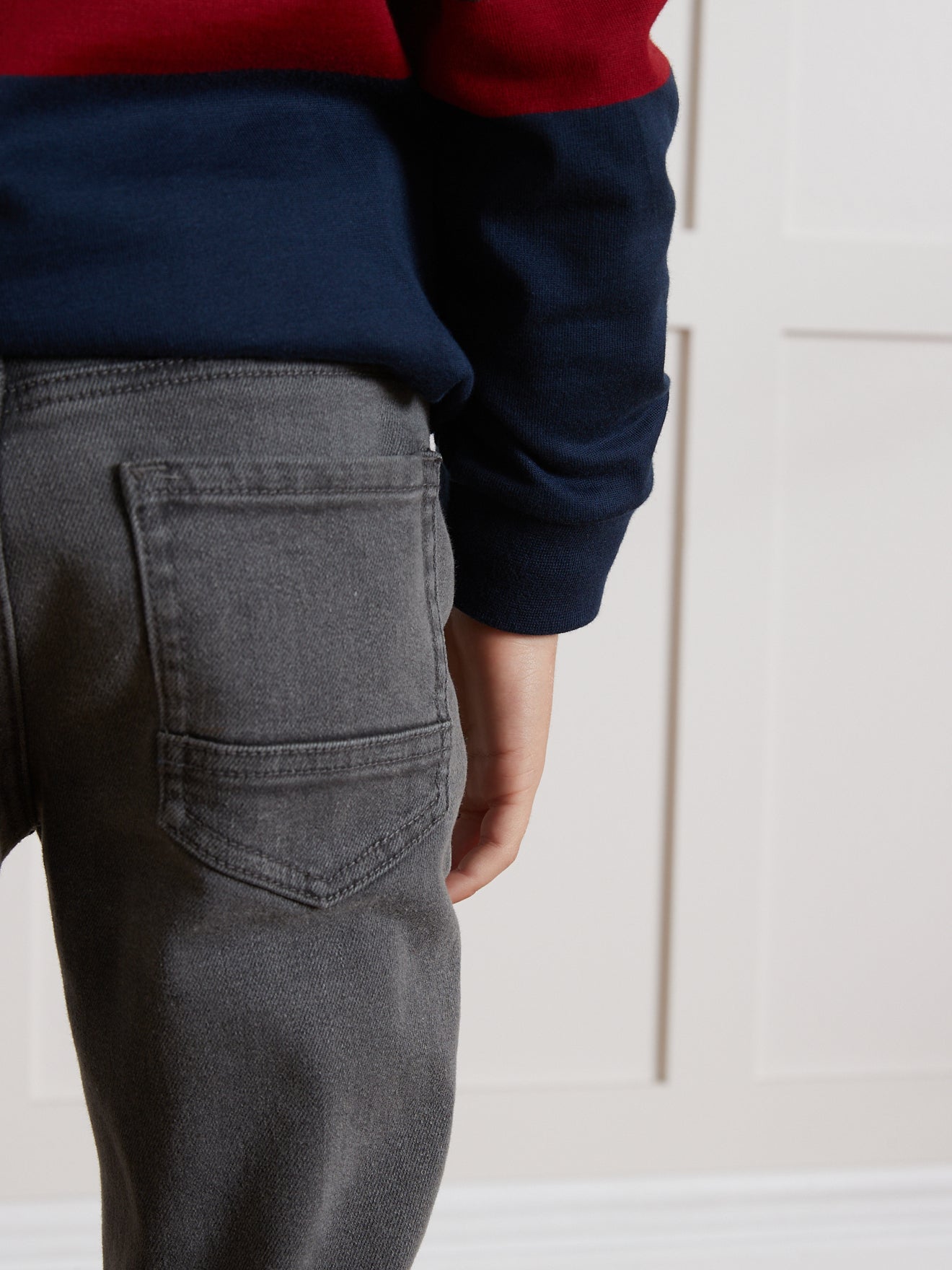Pantalon relax en denim Garçon