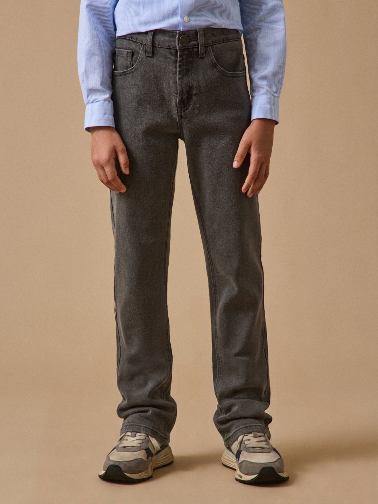 Pantalon relax en denim Garçon