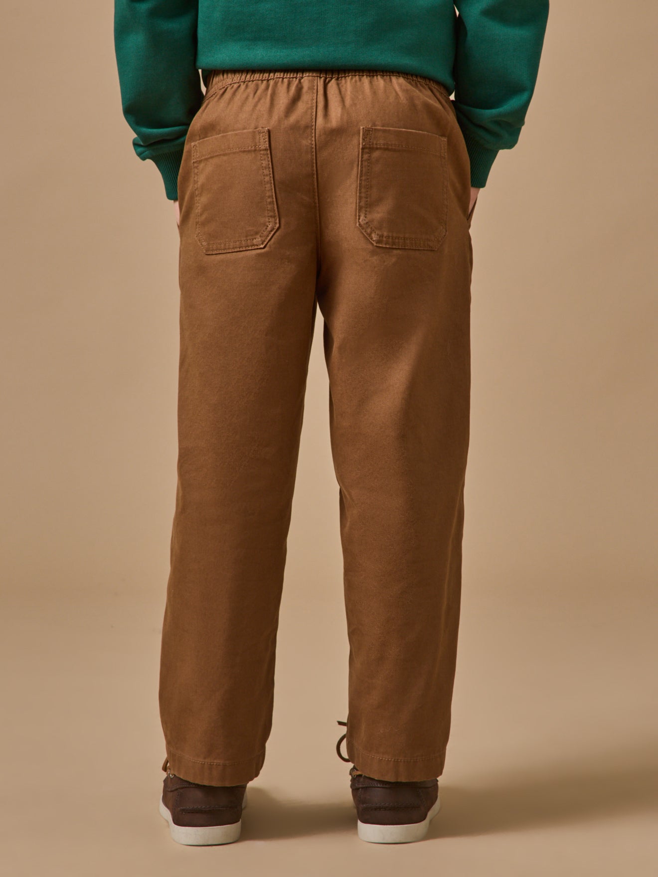 Pantalon relax en twill Garçon