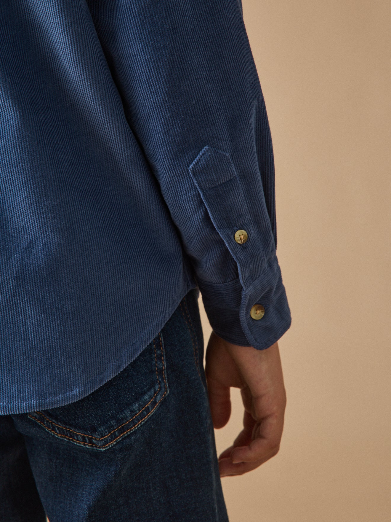 Chemise en velours Garçon