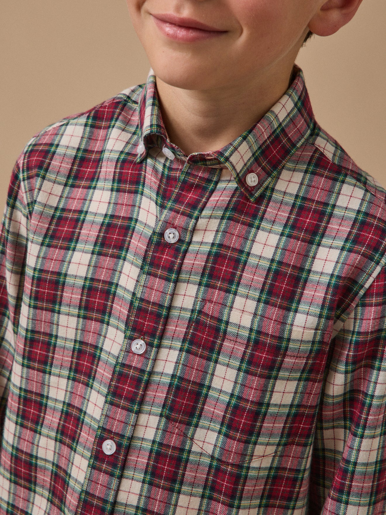 Chemise flanelisée garçon