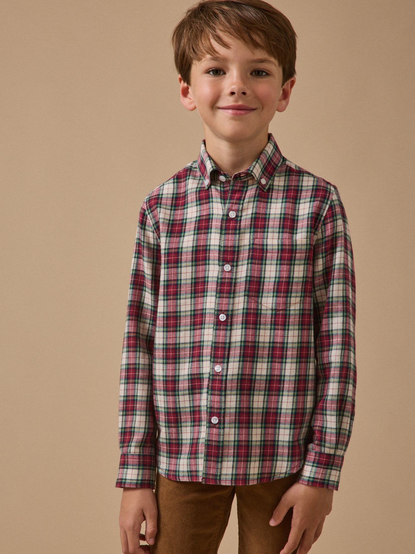 Chemise flanelisée garçon