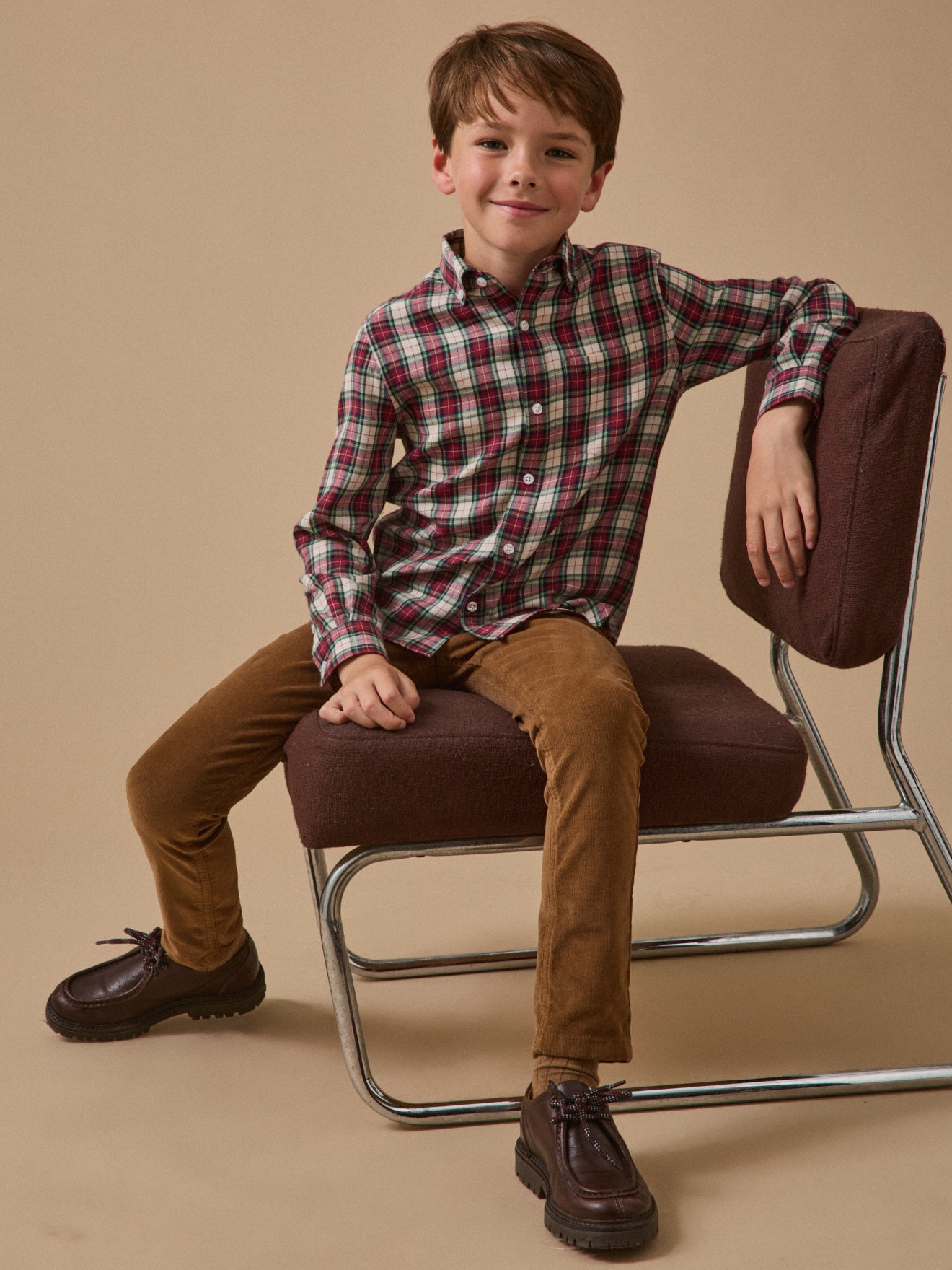 Chemise flanelisée garçon
