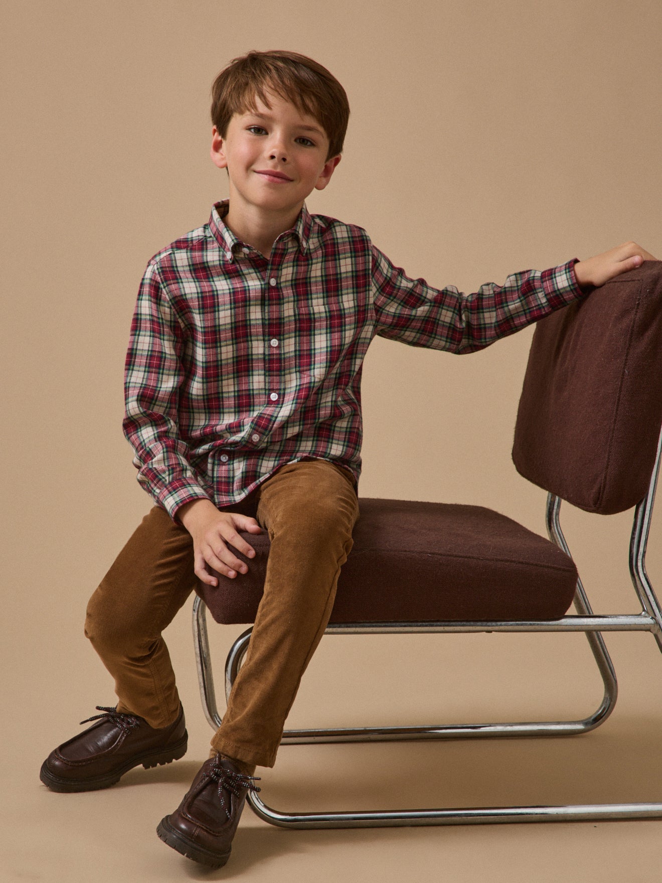 Chemise flanelisée garçon