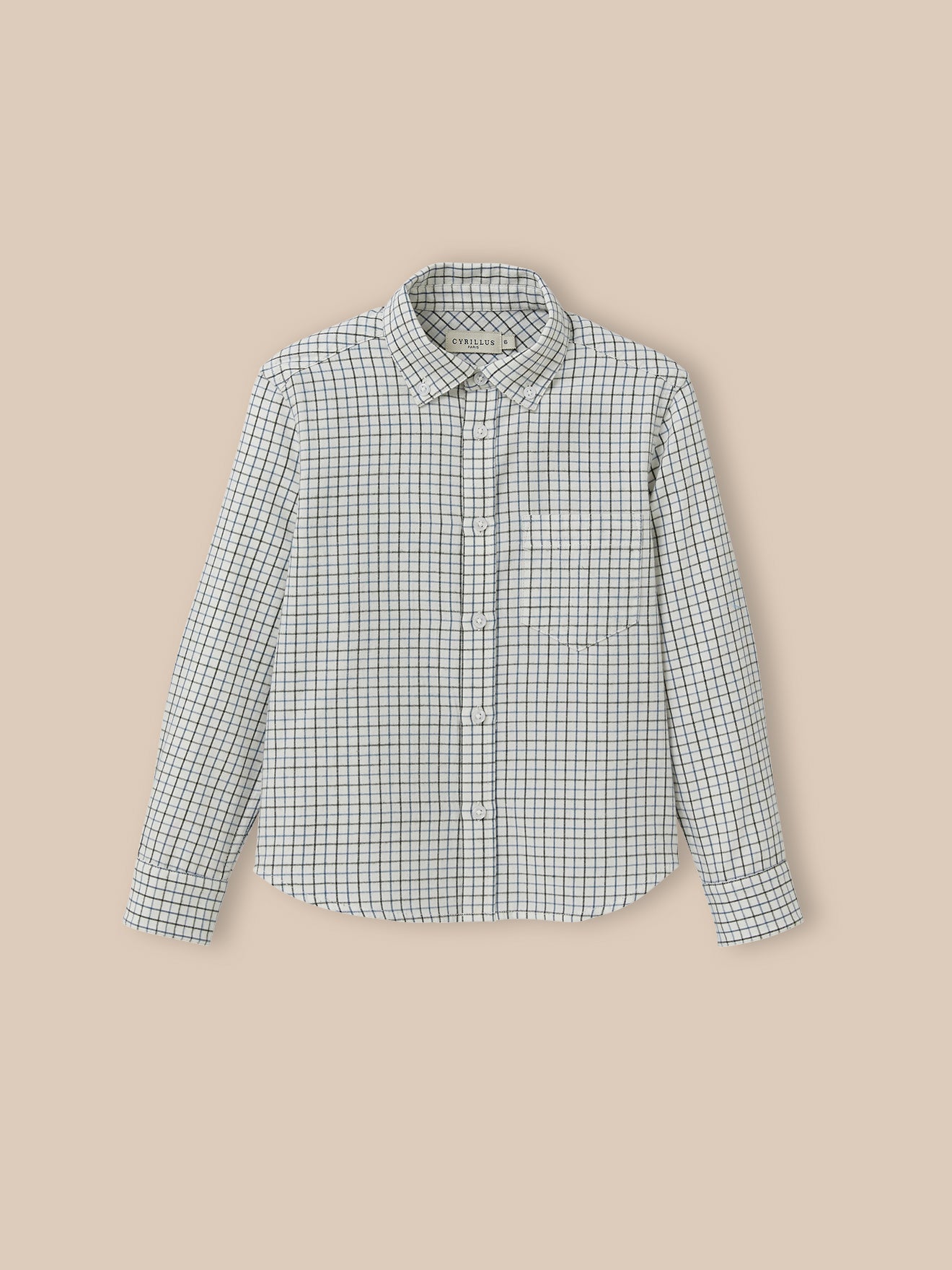 Chemise à carreaux Tattersall Garçon