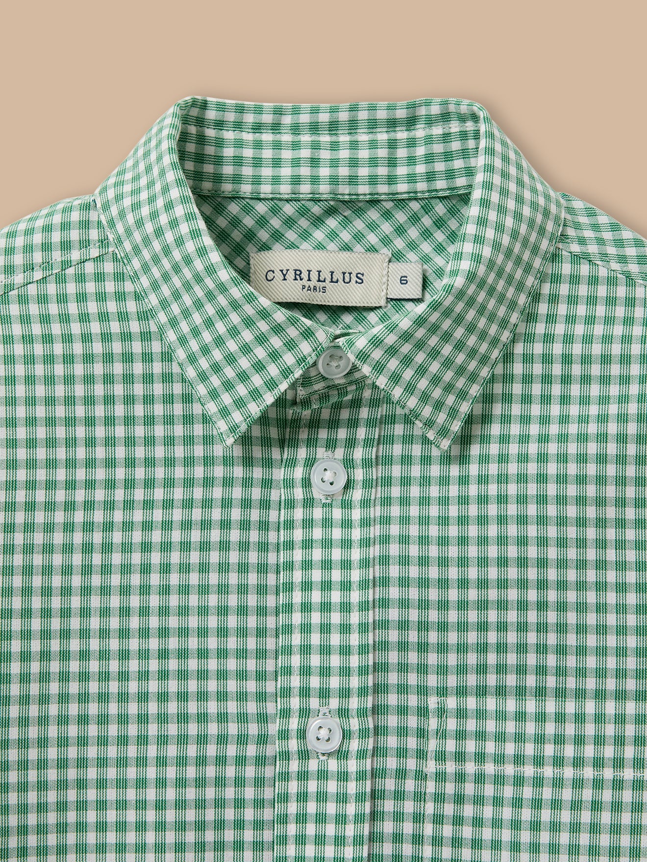 Chemise à petits carreaux Garçon
